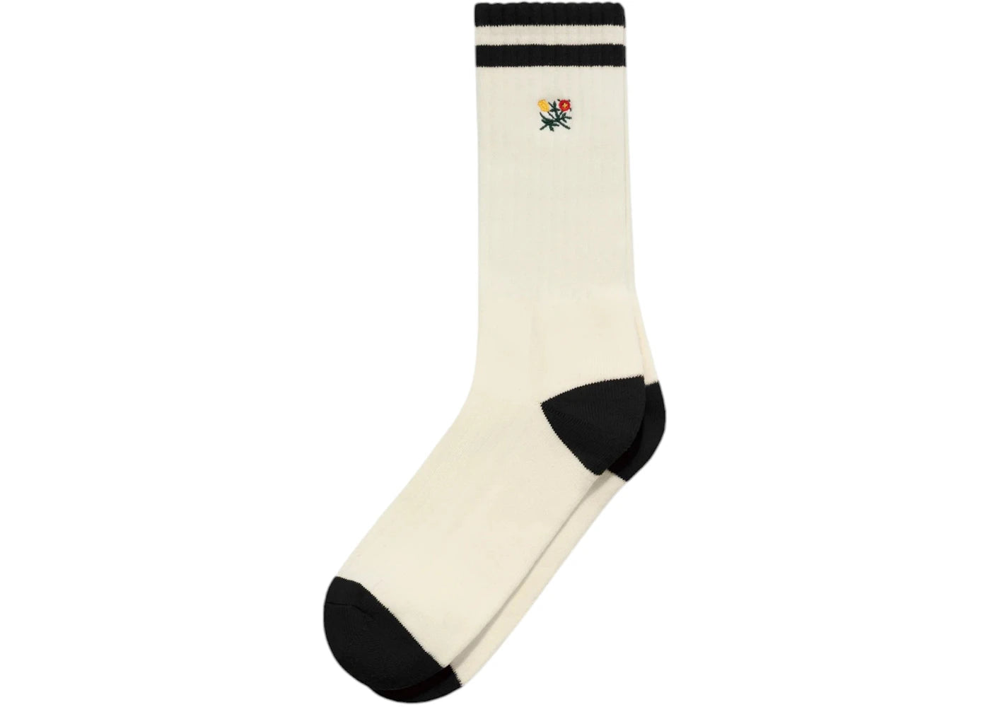 Aime Leon Dore Striped Crest Sock Cream/Black