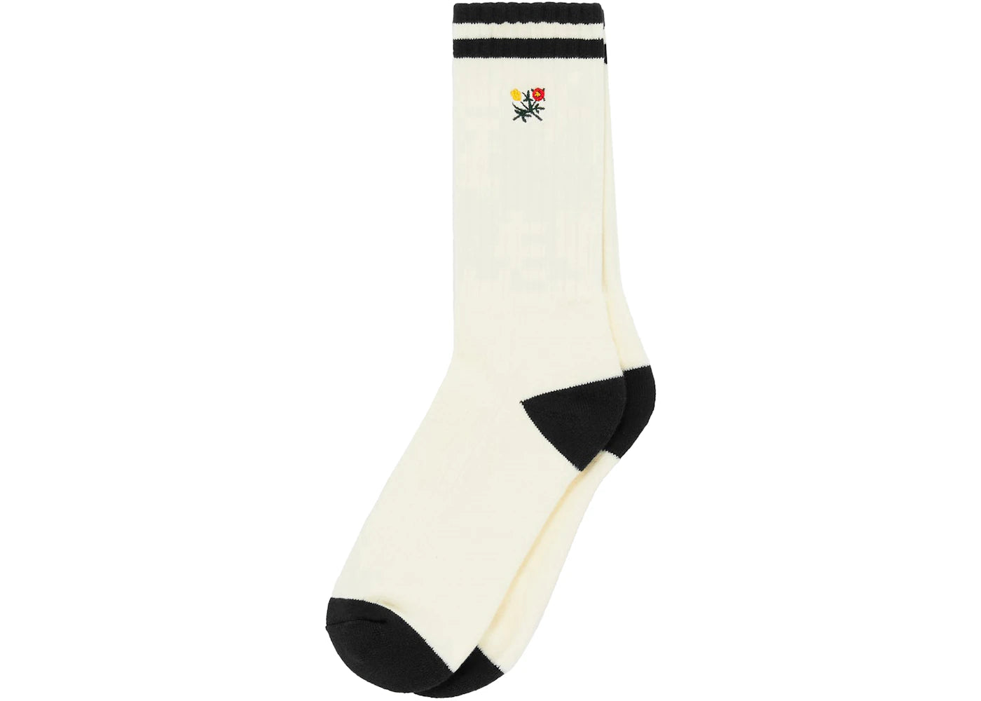 Aime Leon Dore Striped Crest Sock Jet Black