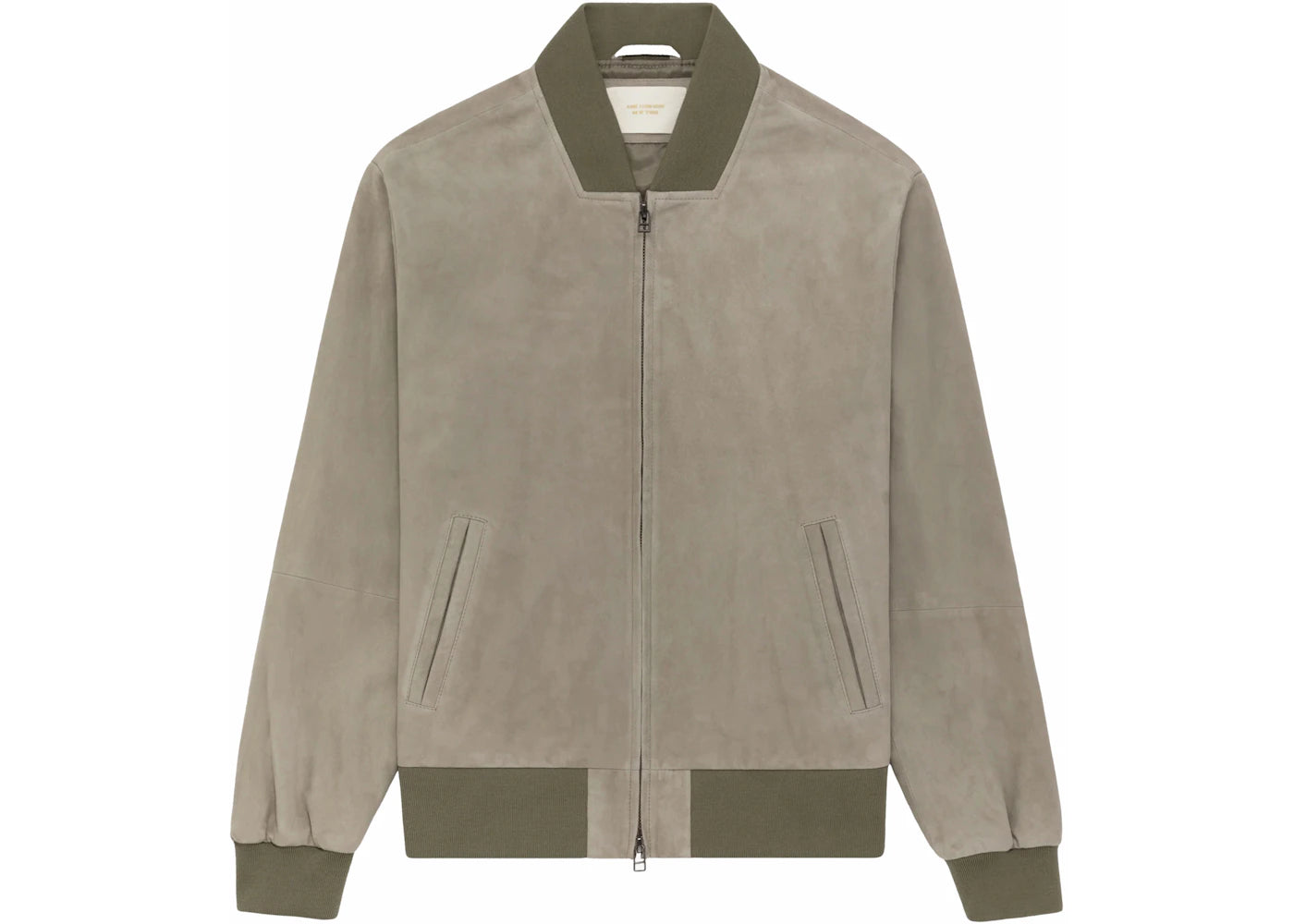 Aime Leon Dore Suede Bomber Jacket Green