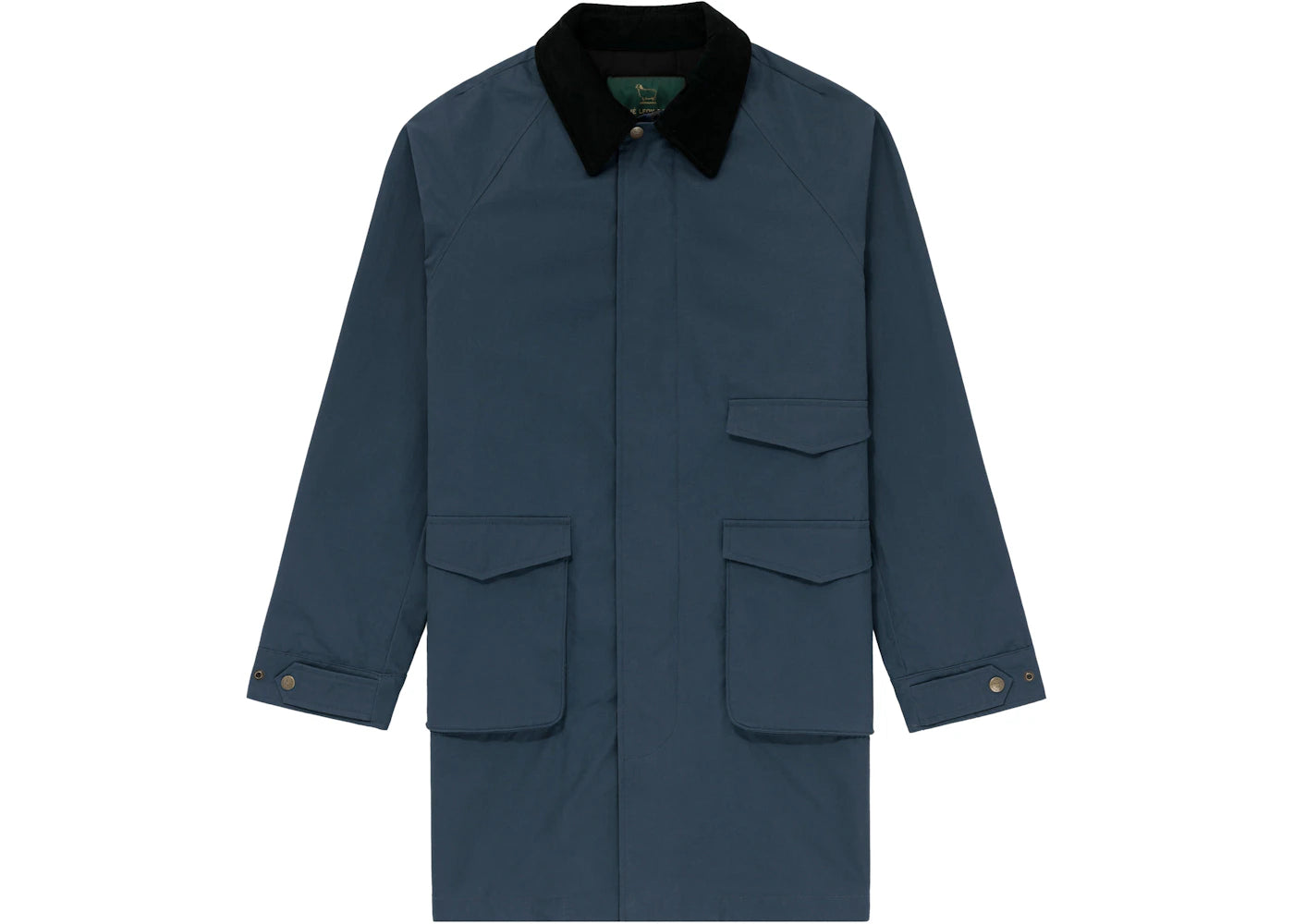 Aime Leon Dore Woolrich Waxed Topcoat Navy