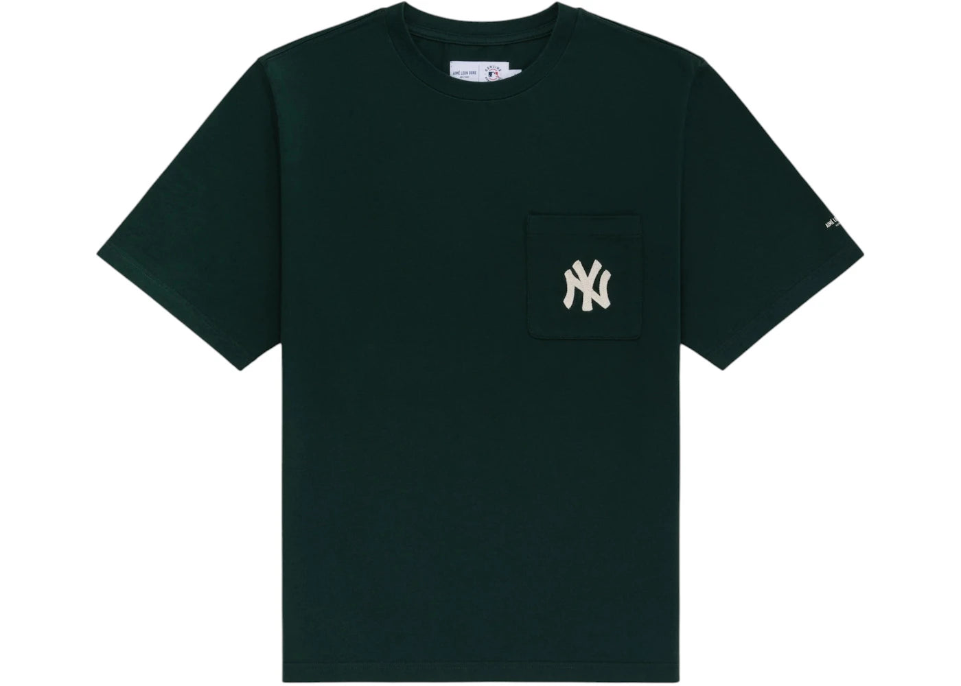 Aime Leon Dore Yankees Chainstitch Pocket Tee Green