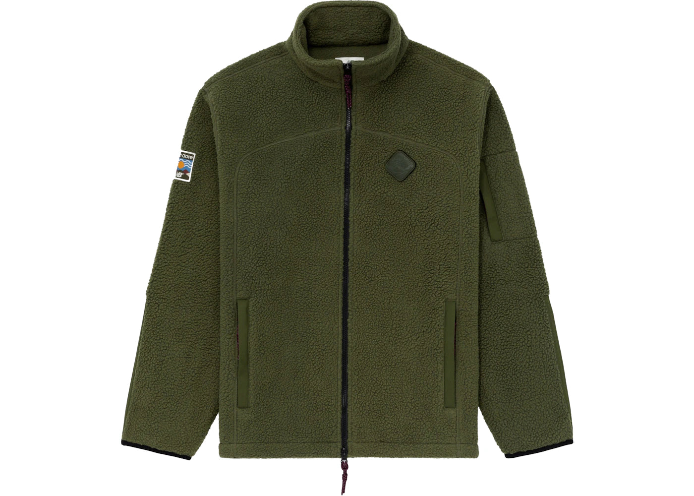 Aime Leon Dore x New Balance Full Zip Fleece Jacket Green