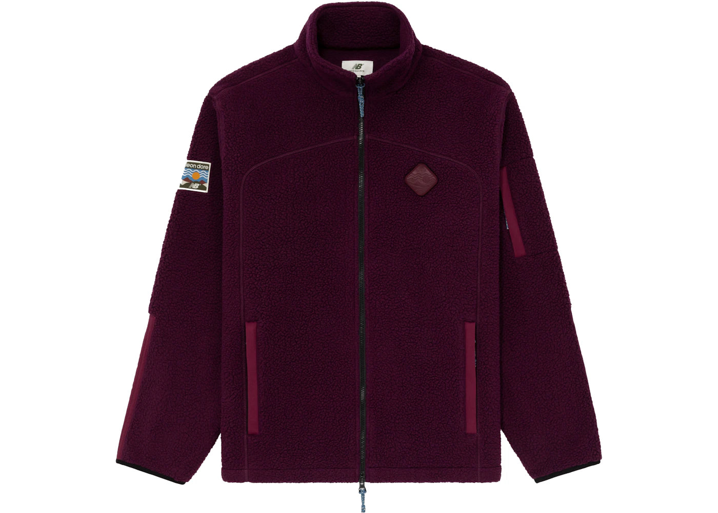 Aime Leon Dore x New Balance Full Zip Fleece Jacket Purple