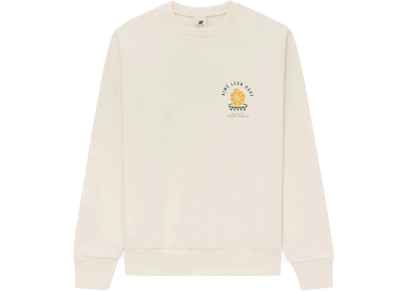 Aime Leon Dore x New Balance SONNY League Crewneck Sweatshirt Cream