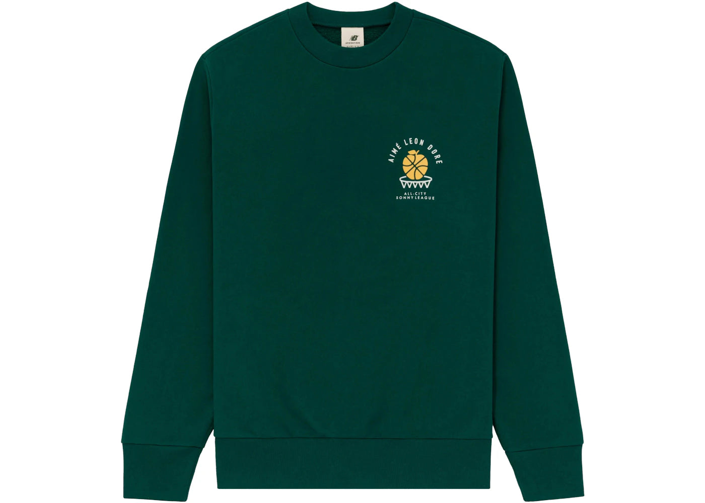 Aime Leon Dore x New Balance SONNY League Crewneck Sweatshirt Green