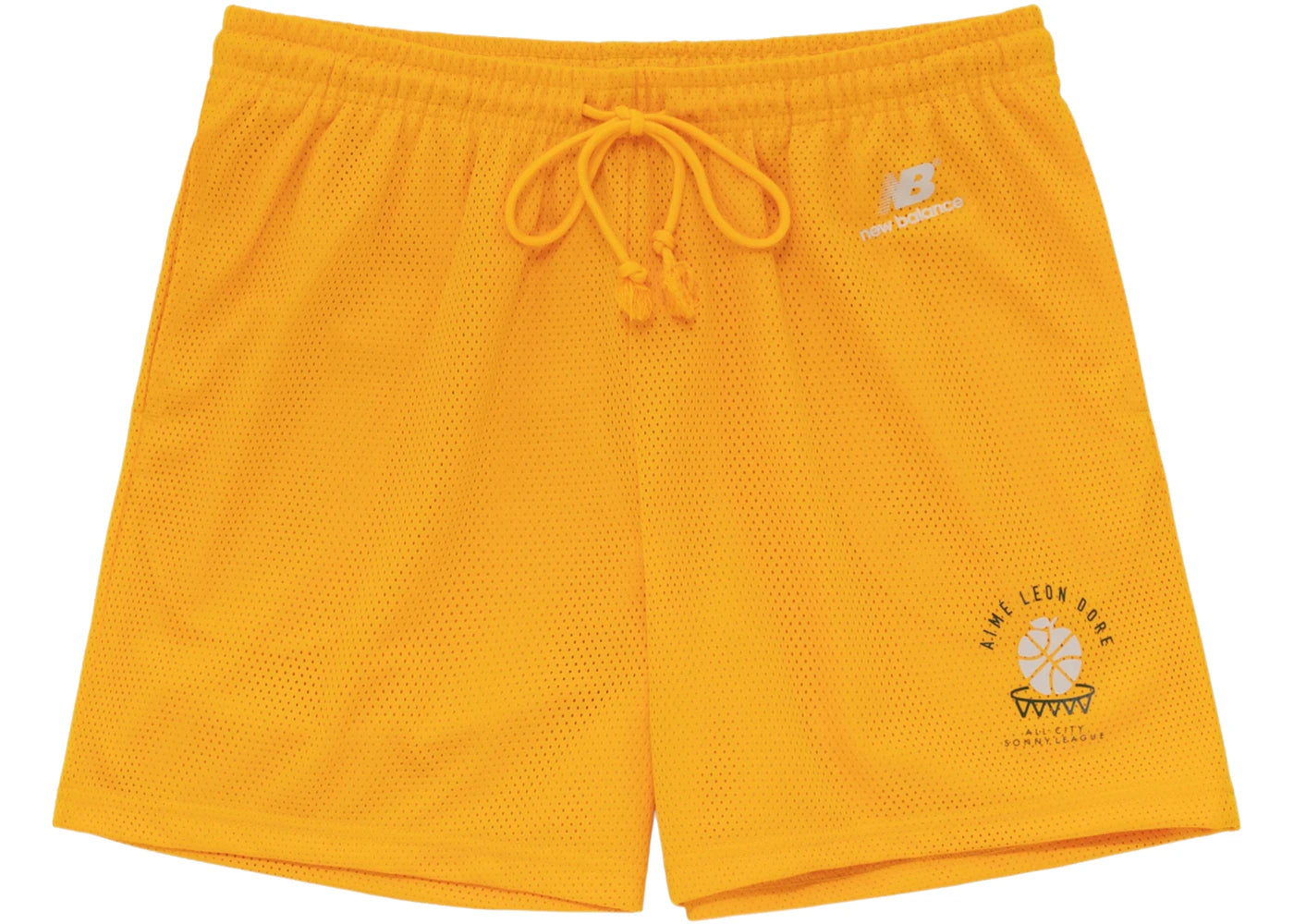 Aime Leon Dore x New Balance SONNY League Gym Shorts Yellow