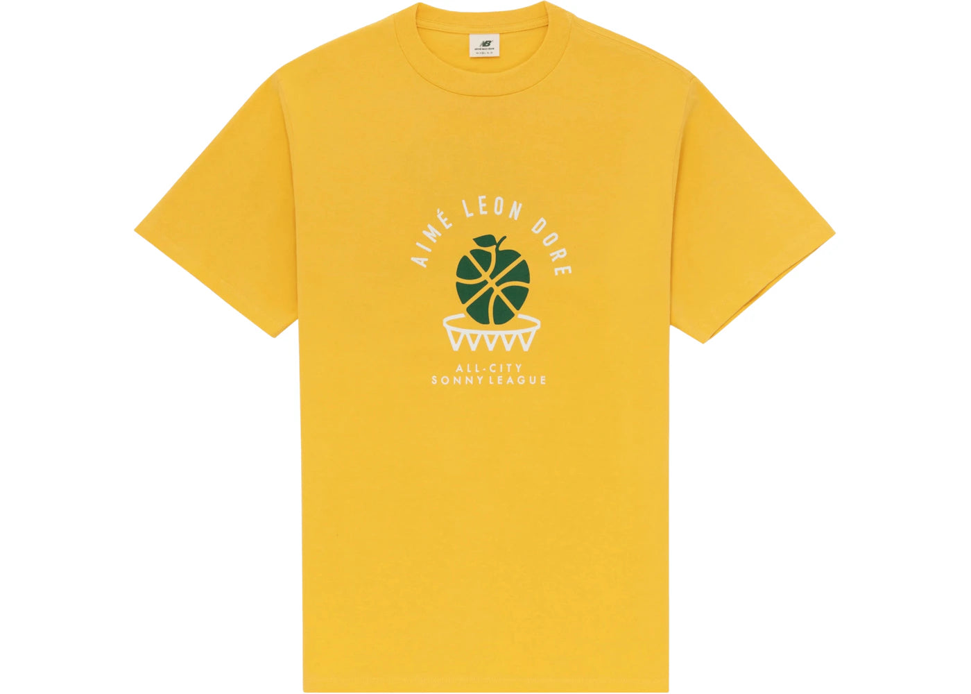 Aime Leon Dore x New Balance SONNY League Tee Yellow
