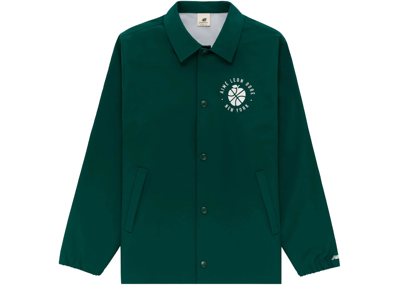 Aime Leon Dore x New Balance Sonny NY Coaches Jacket Green