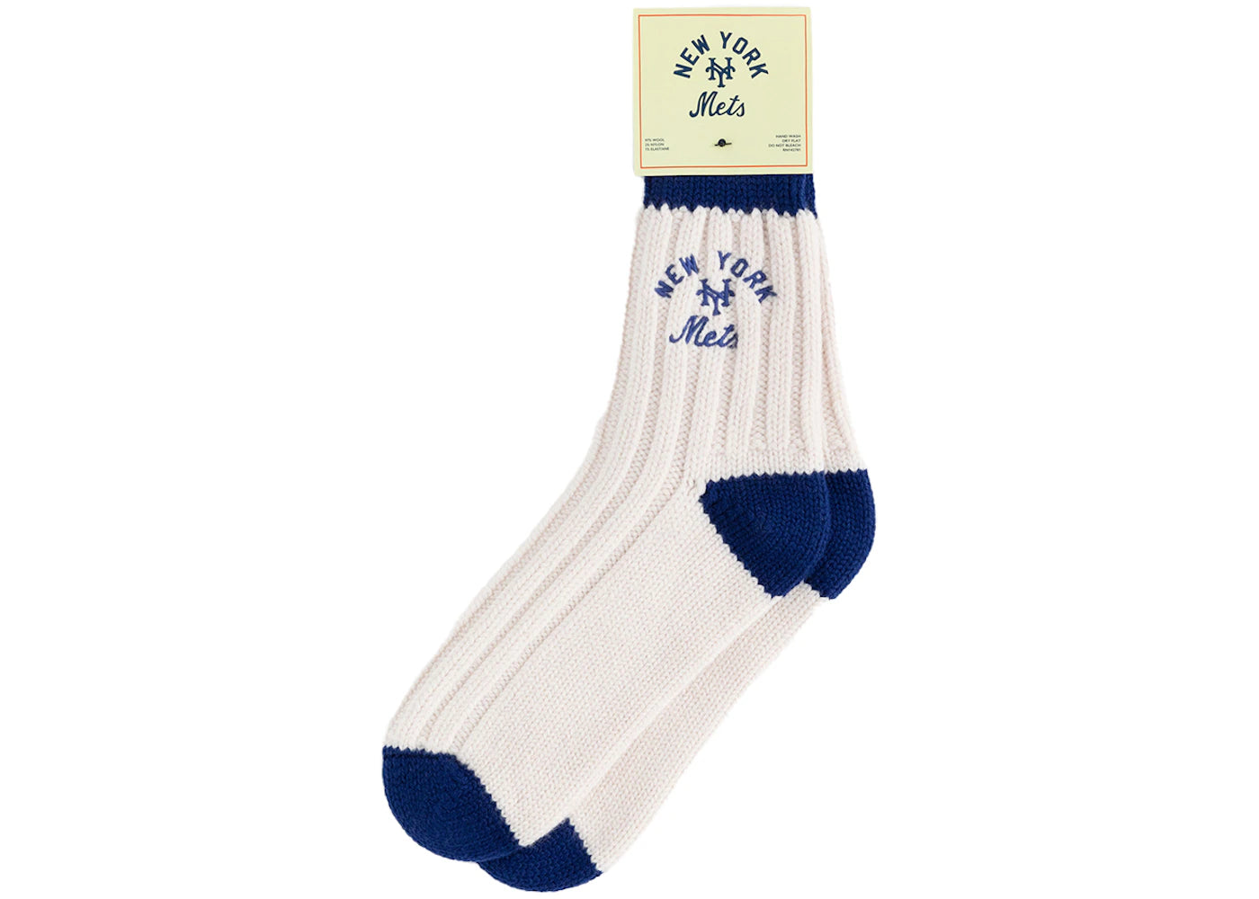 Aime Leon Dore x New York Mets Sock Cream/Blue