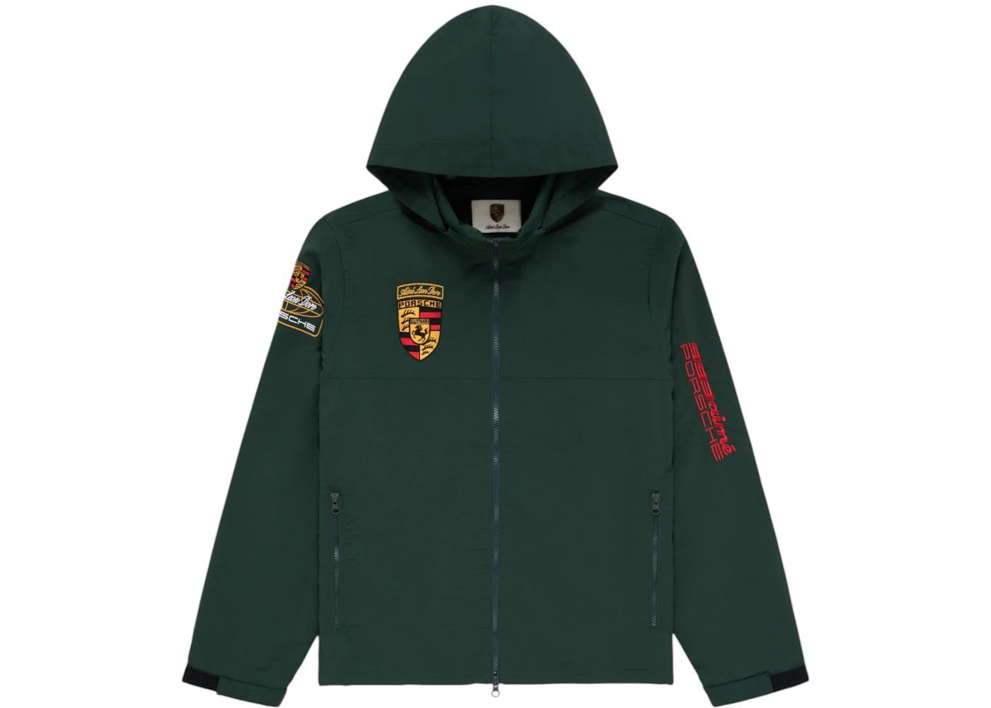 Aime Leon Dore x Porsche 993 Turbo Nylon Track Jacket Green