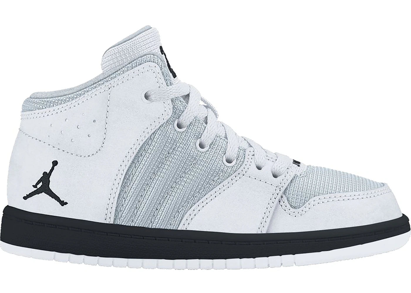 Jordan 1 Flight 4 White Grey Black (PS)