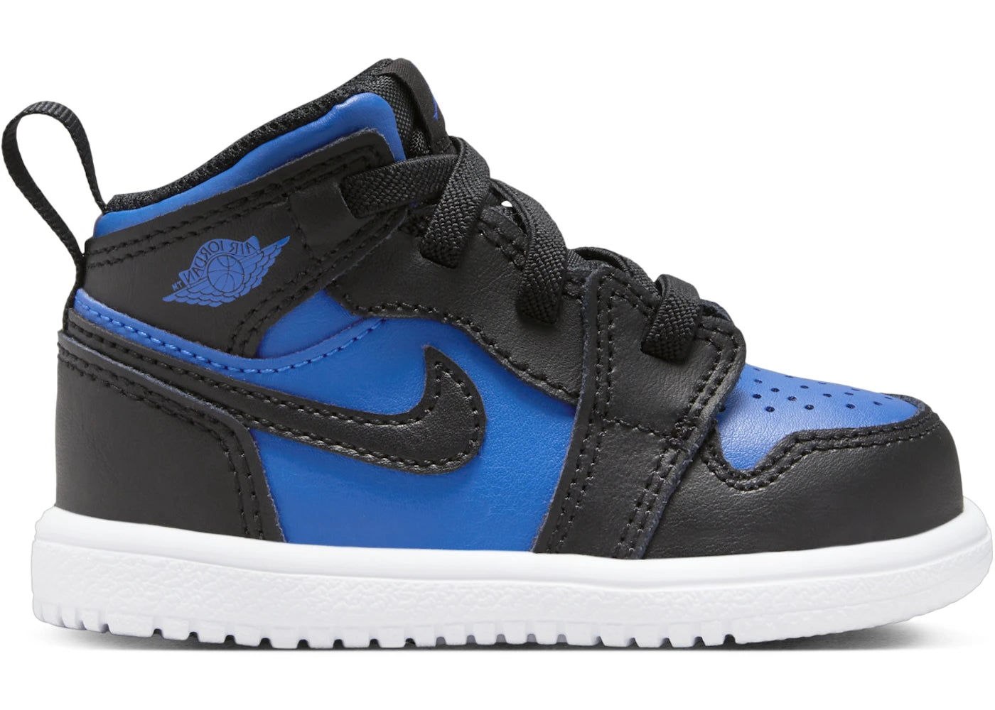 Jordan 1 Mid ALT Black White Royal Blue (TD)