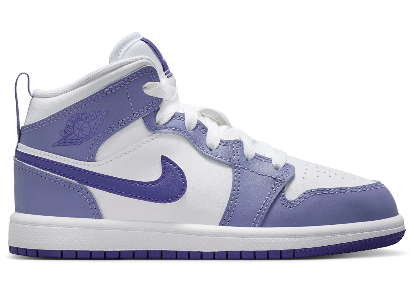 Jordan 1 Mid Dusty Amethyst White Court Purple (PS)