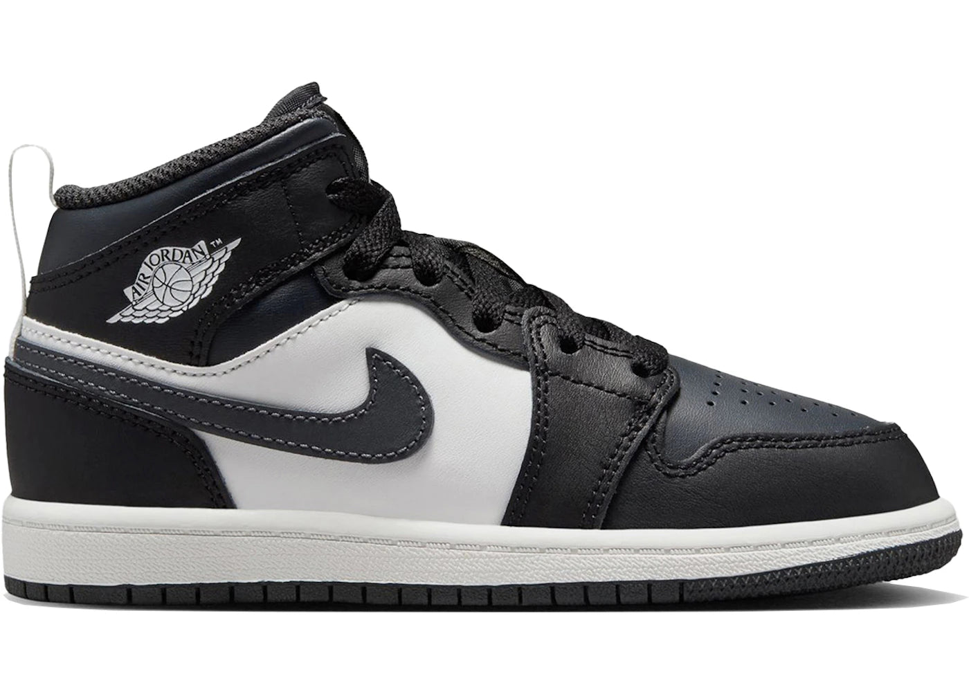 Jordan 1 Mid Off Noir Toe (PS)
