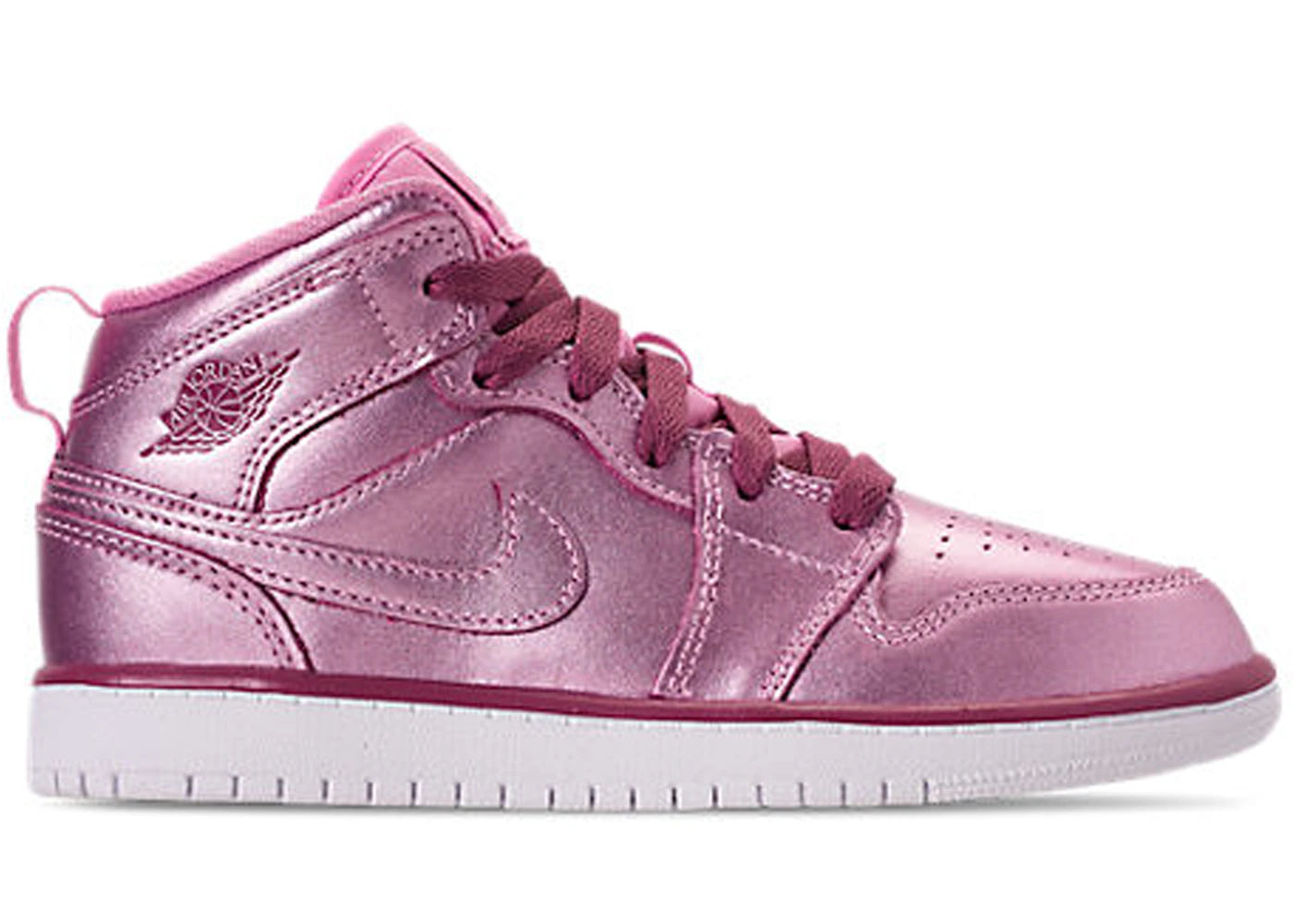 Jordan 1 Mid Pink Rise (PS) – Side Kicks