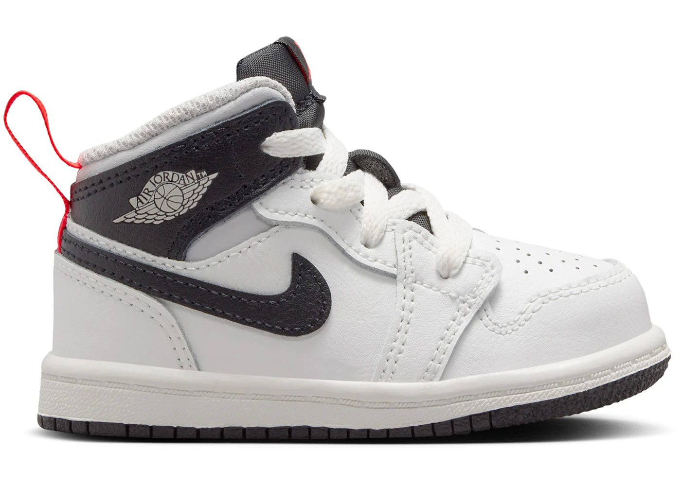 Jordan 1 Mid Summit White Infrared Black (TD)