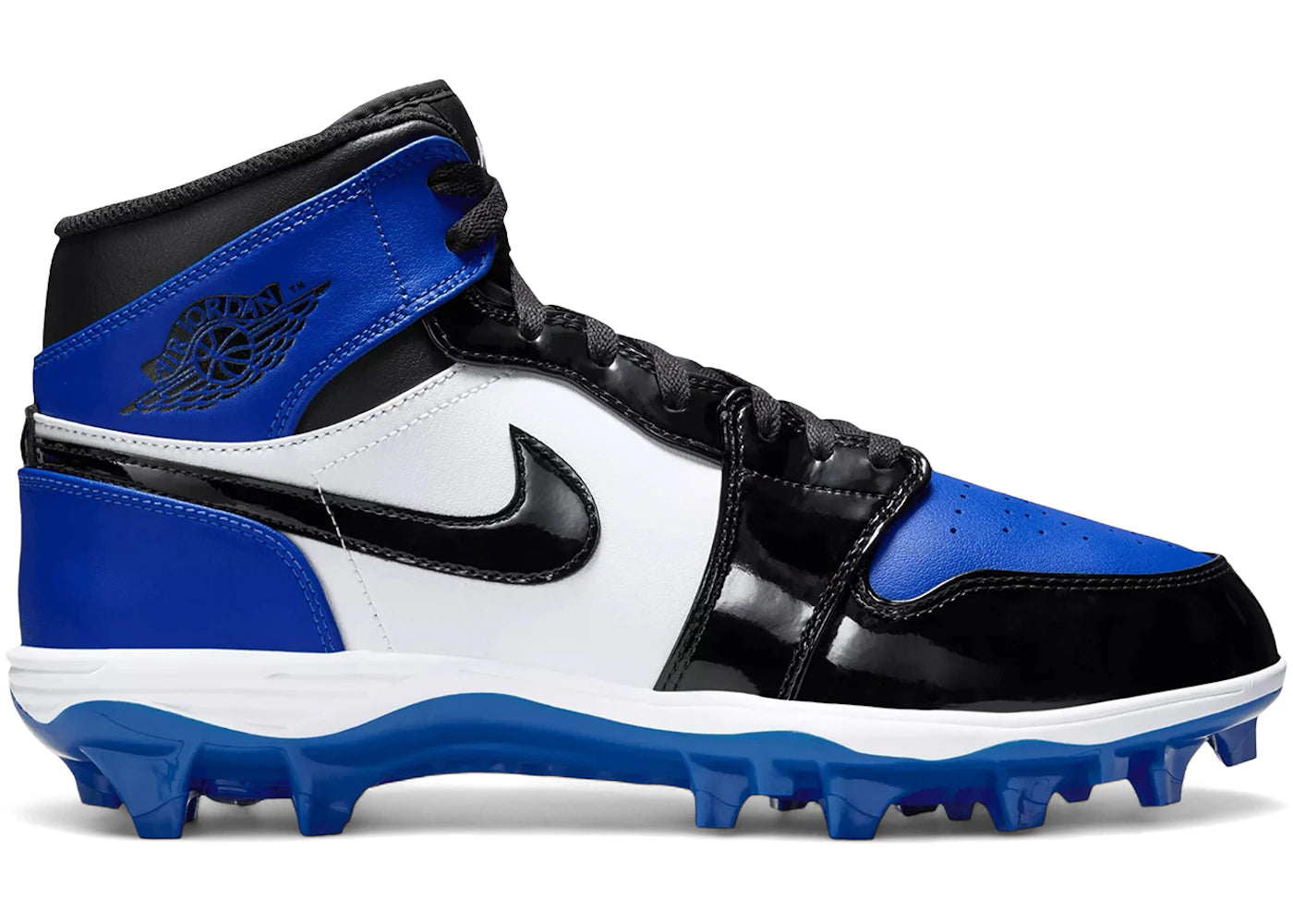 Jordan 1 Mid TD Cleat Game Royal Patent