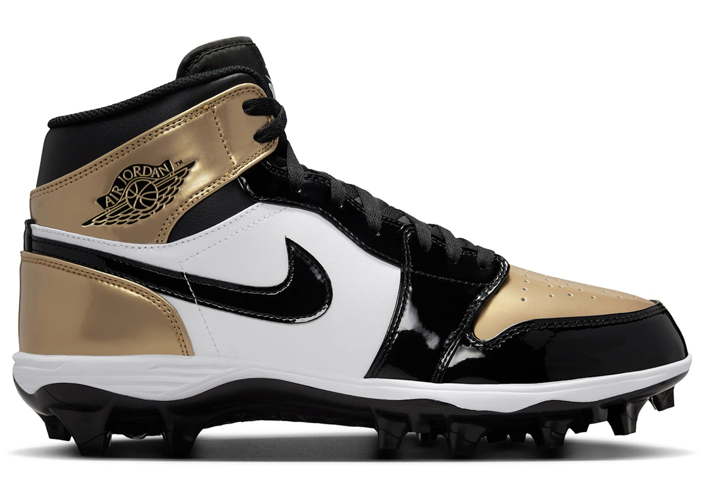 Jordan 1 Mid TD Cleat Gold Toe