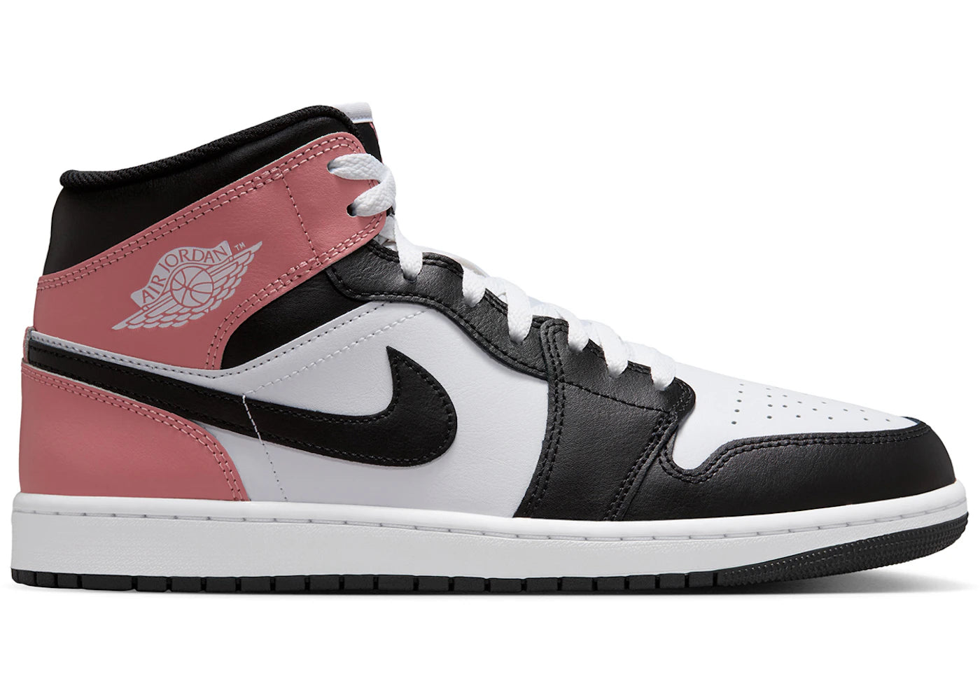 Jordan 1 Mid White Rust Pink Black