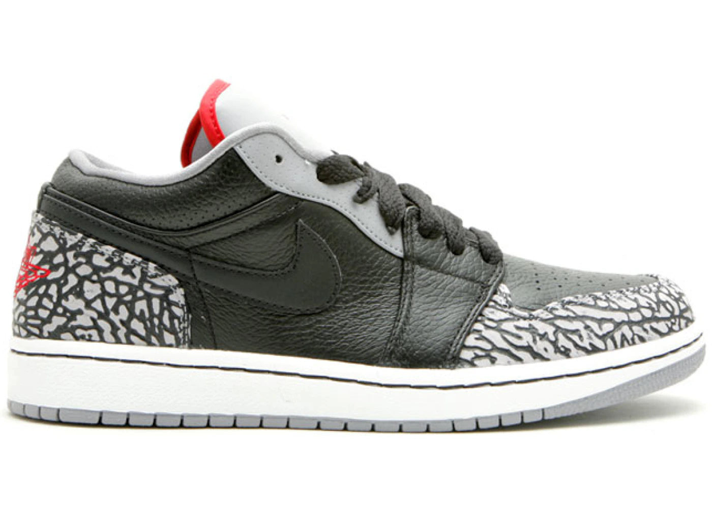 Jordan 1 Phat Low Black Cement (2008)