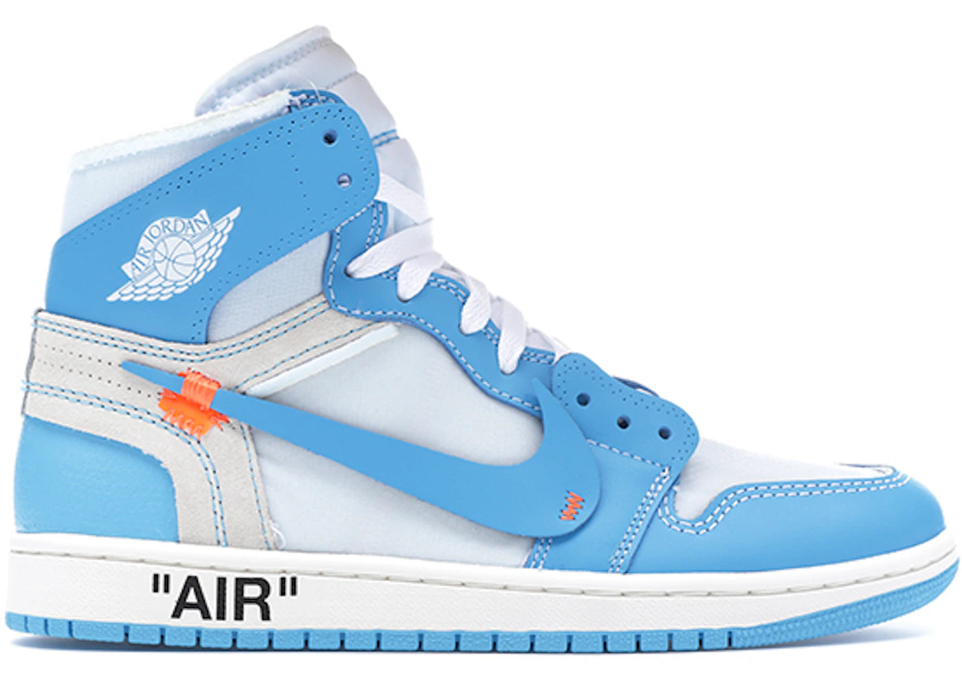 Jordan 1 Retro High Off-White University Blue (Sample)