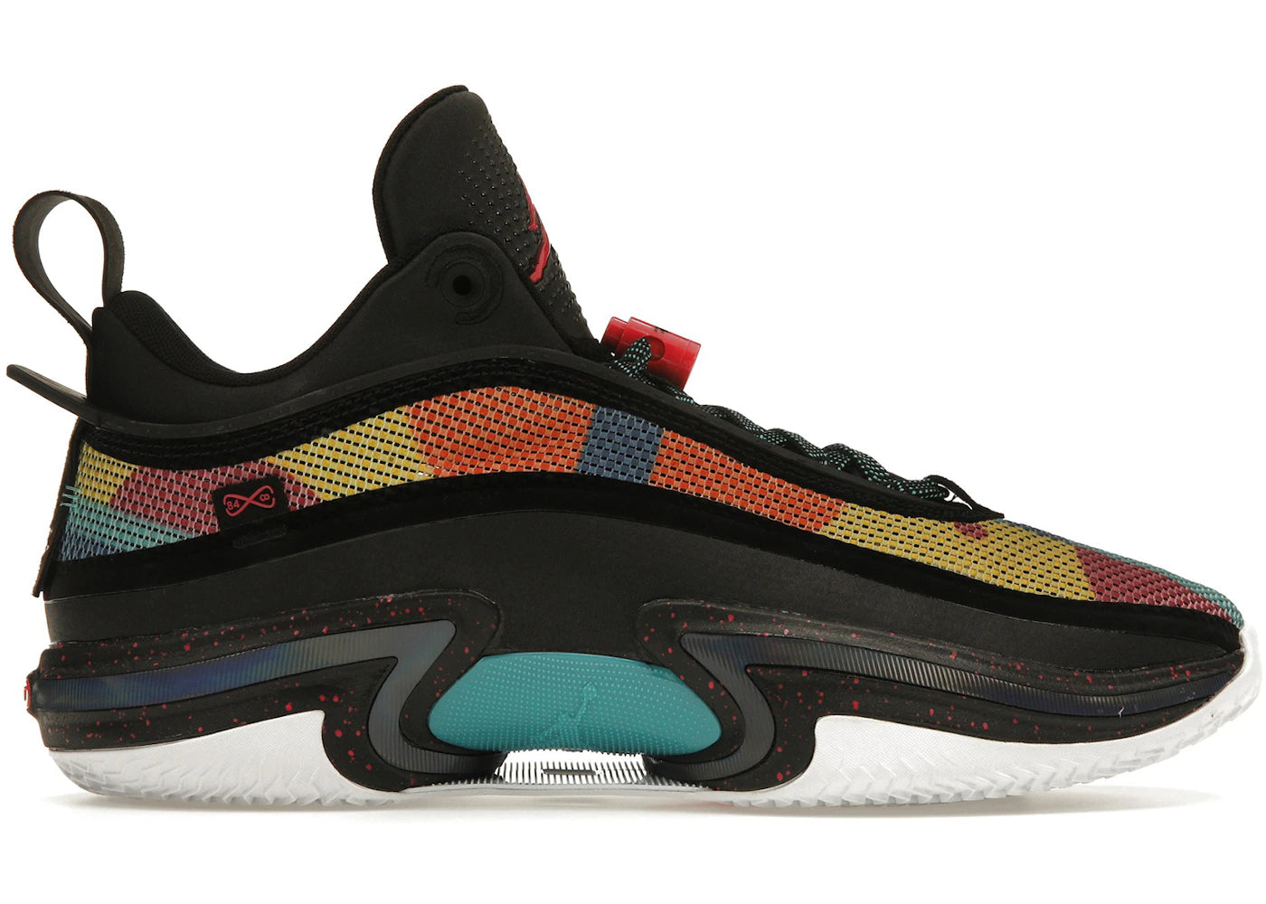 Jordan 36 Low Black Multi-Color