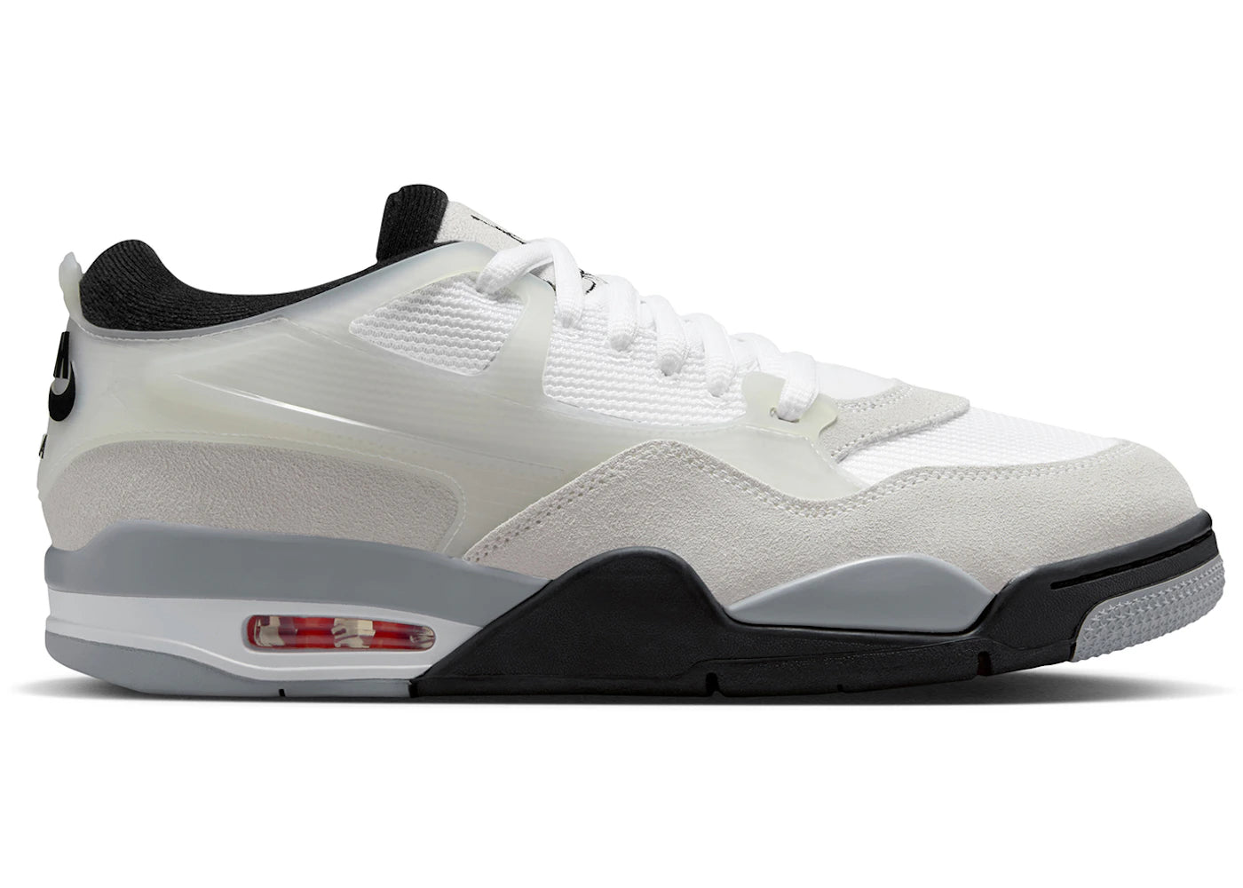 Jordan 4 RM White Light Smoke Grey Black