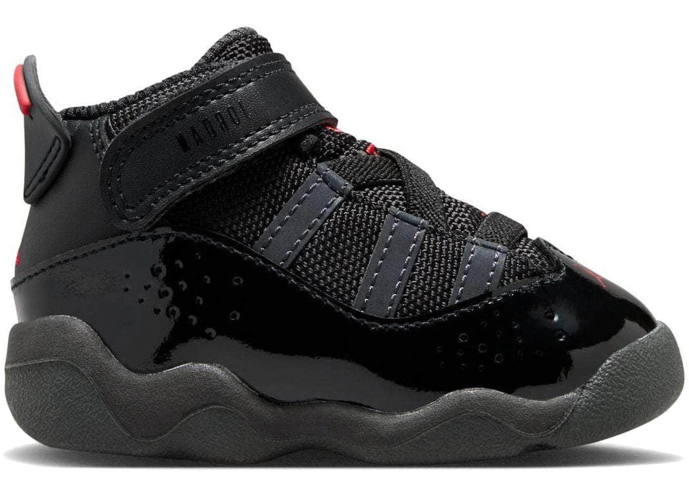 Jordan 6 Rings Black Anthracite Fire Red (TD)