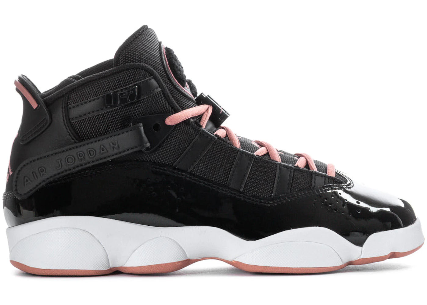 Jordan 6 Rings Black White Anthracite Rust Pink (GS)