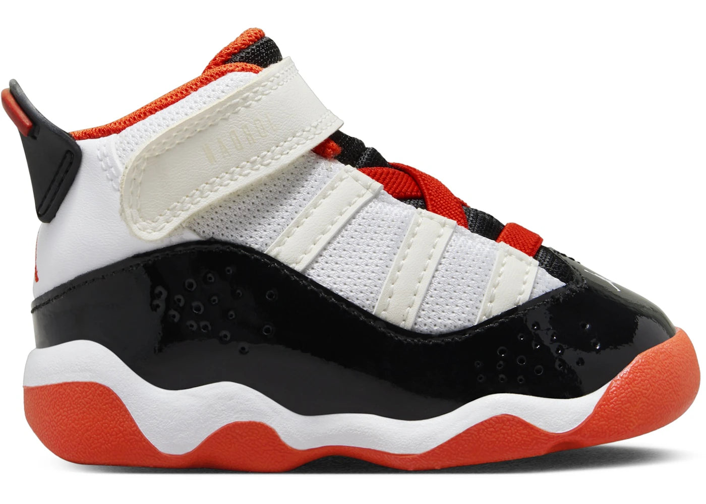 Jordan 6 Rings White Black Sail Team Orange (TD)