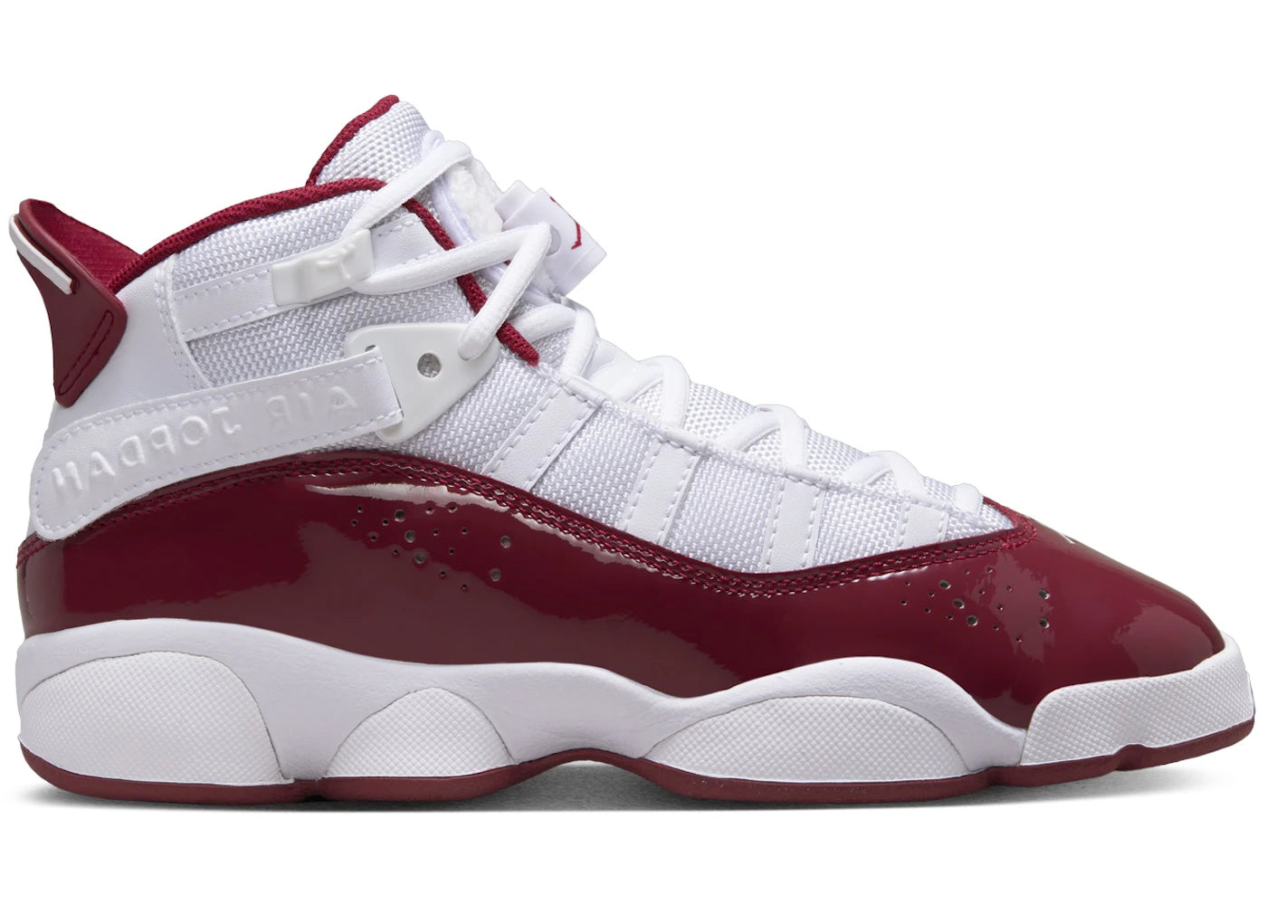 Jordan 6 Rings White Team Red (GS)