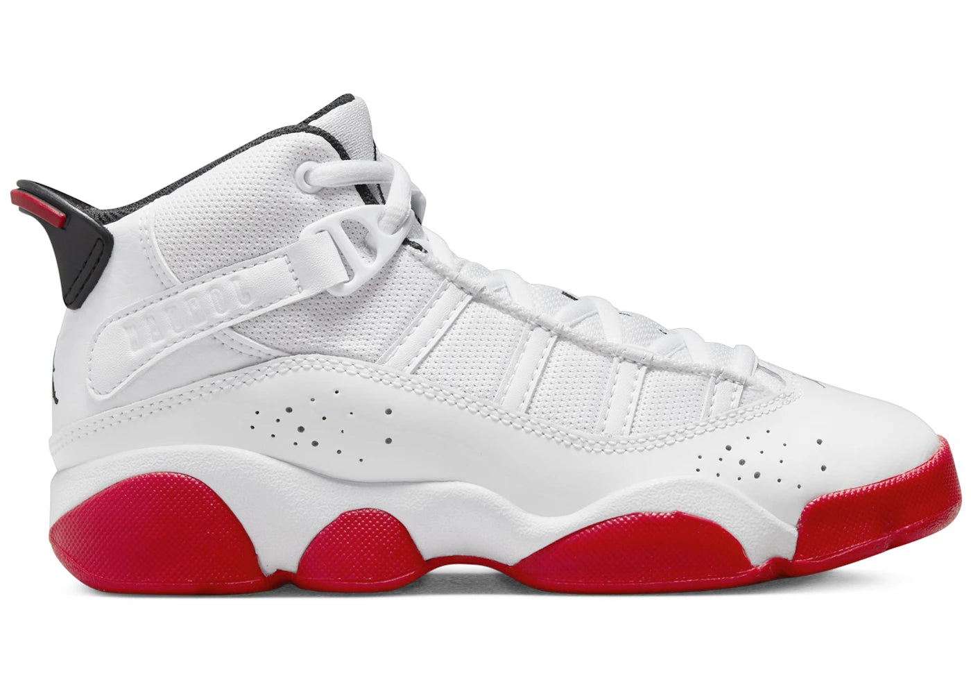 Jordan 6 Rings White University Red Black (PS)