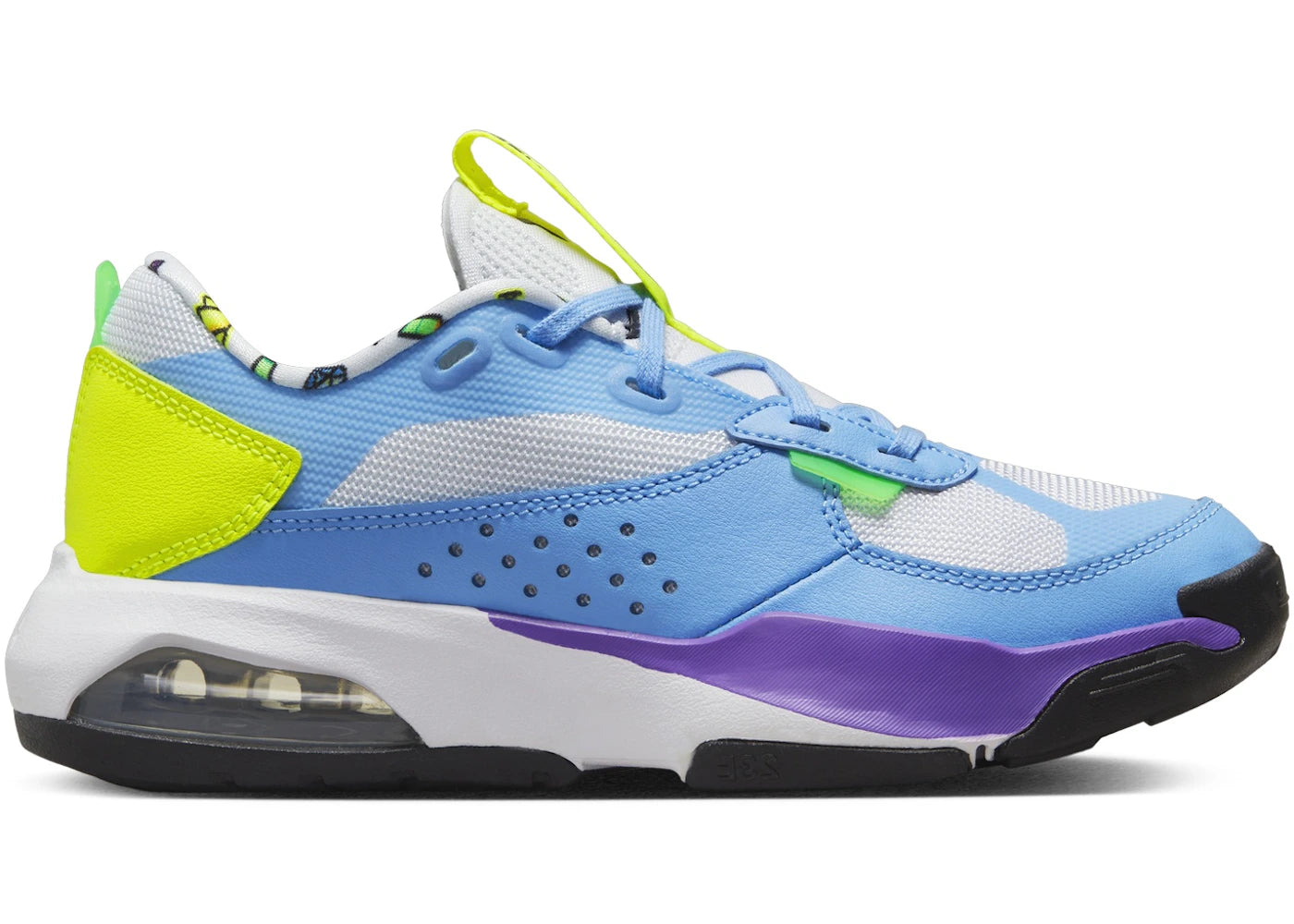 Jordan Air 200E White University Blue Lemon Venom Black (GS)