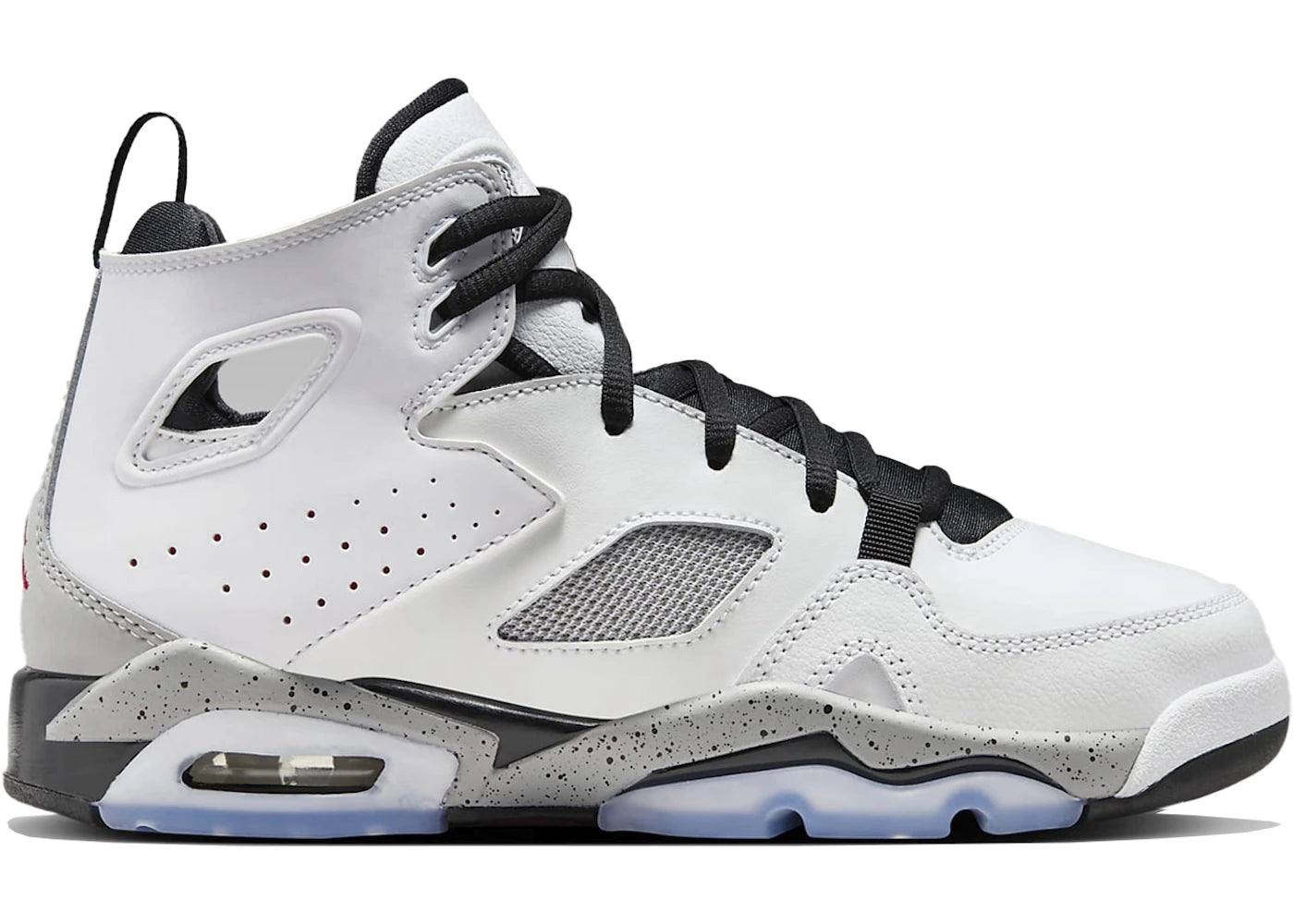 Jordan Flight Club '91 White Black Metallic Silver Gym Red (GS)