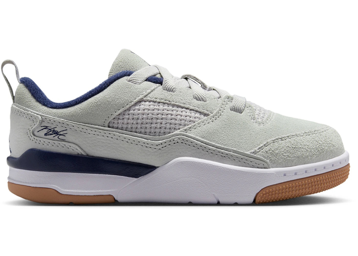 Jordan Flight Court Neutral Grey White Gum Light Brown Midnight Navy (PS)