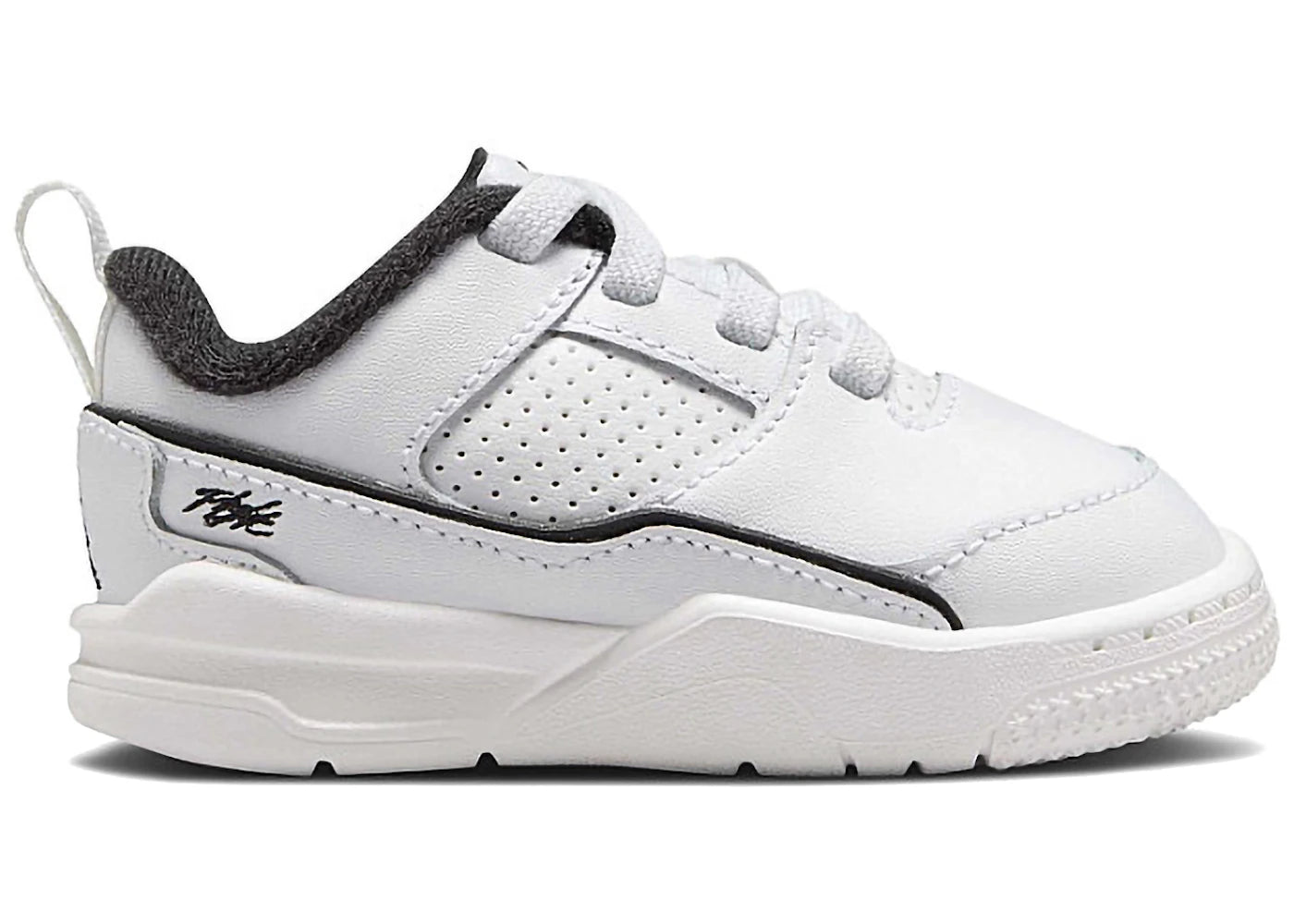 Jordan Flight Court White Sail Black (TD)