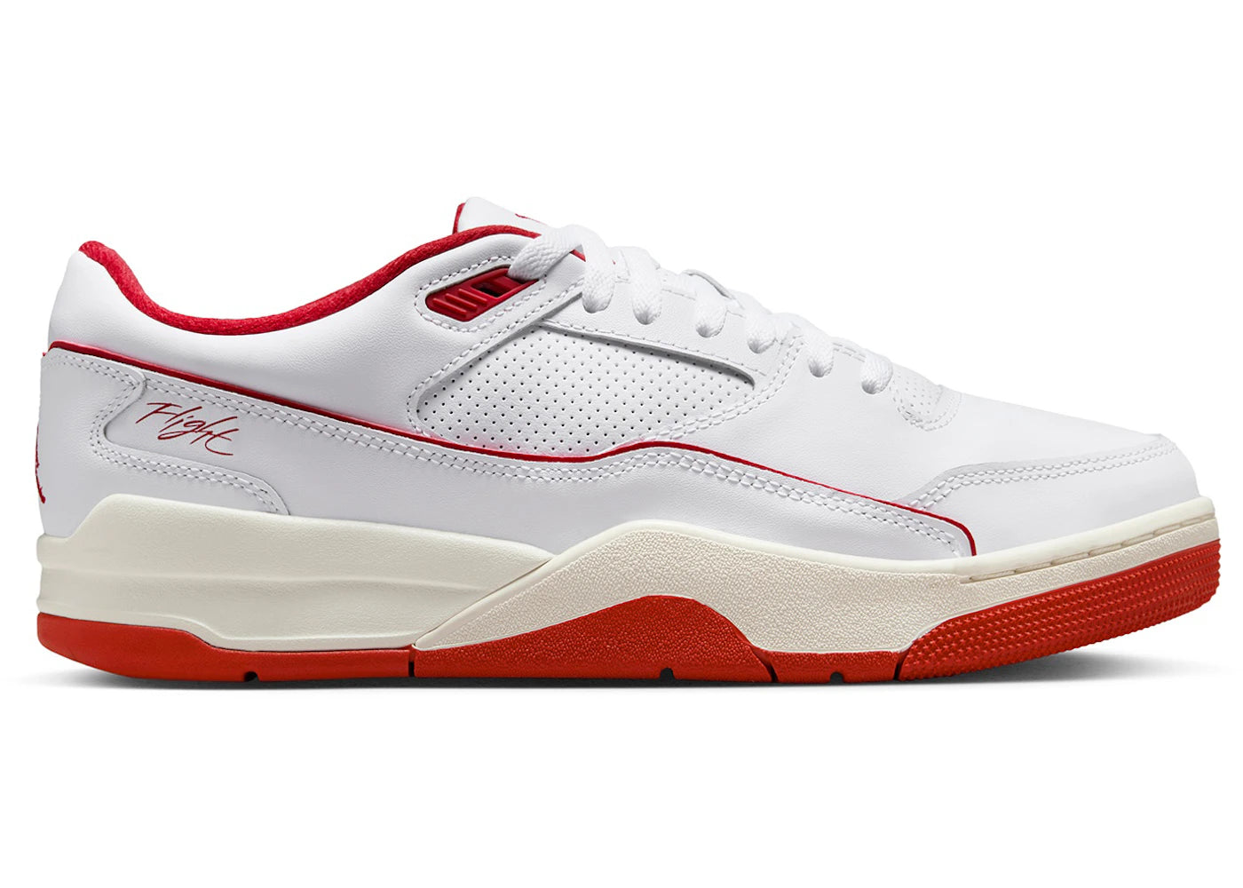 Jordan Flight Court White Sail Black Varsity Red