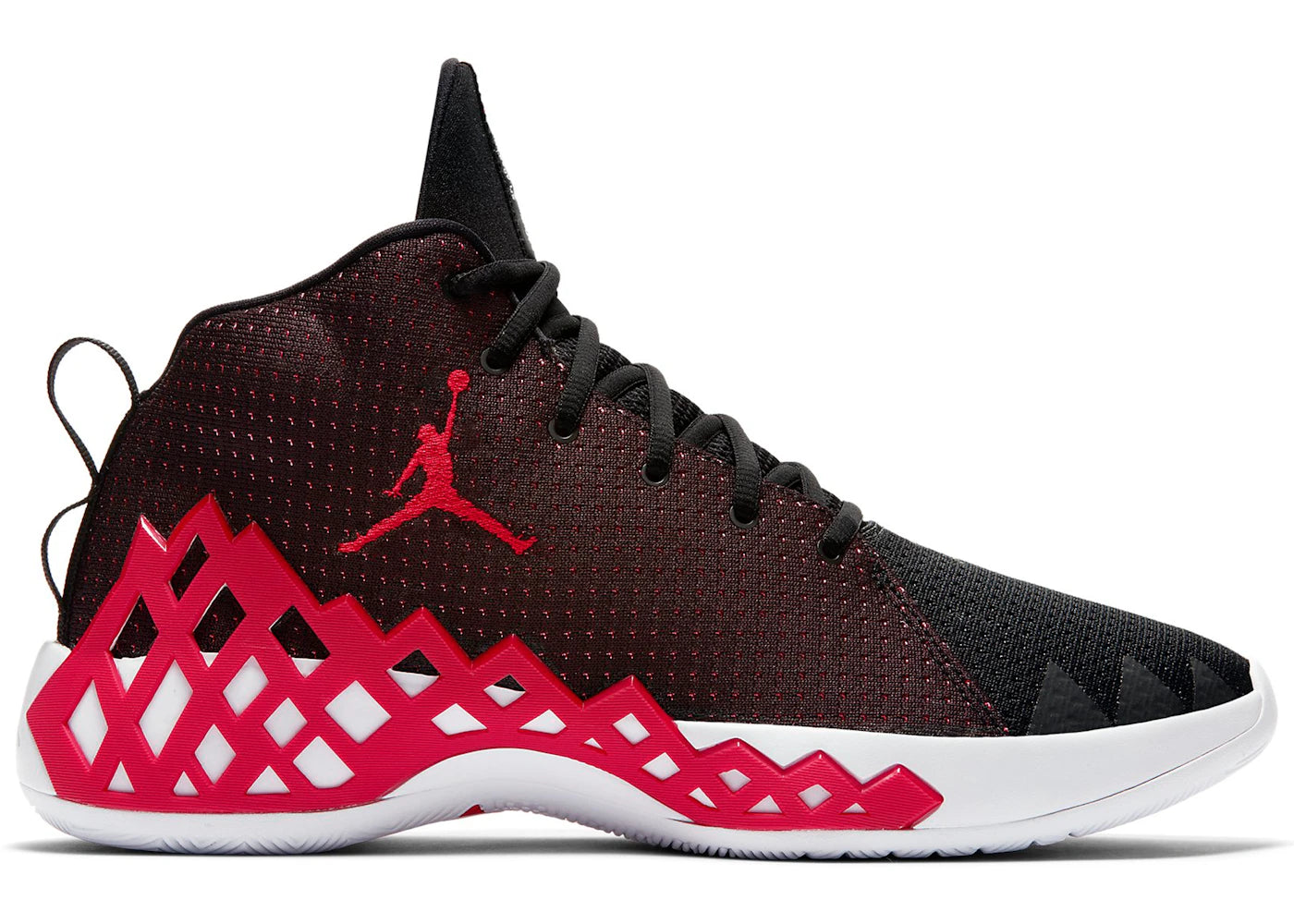 Jordan Jumpman Diamond Mid Black University Red
