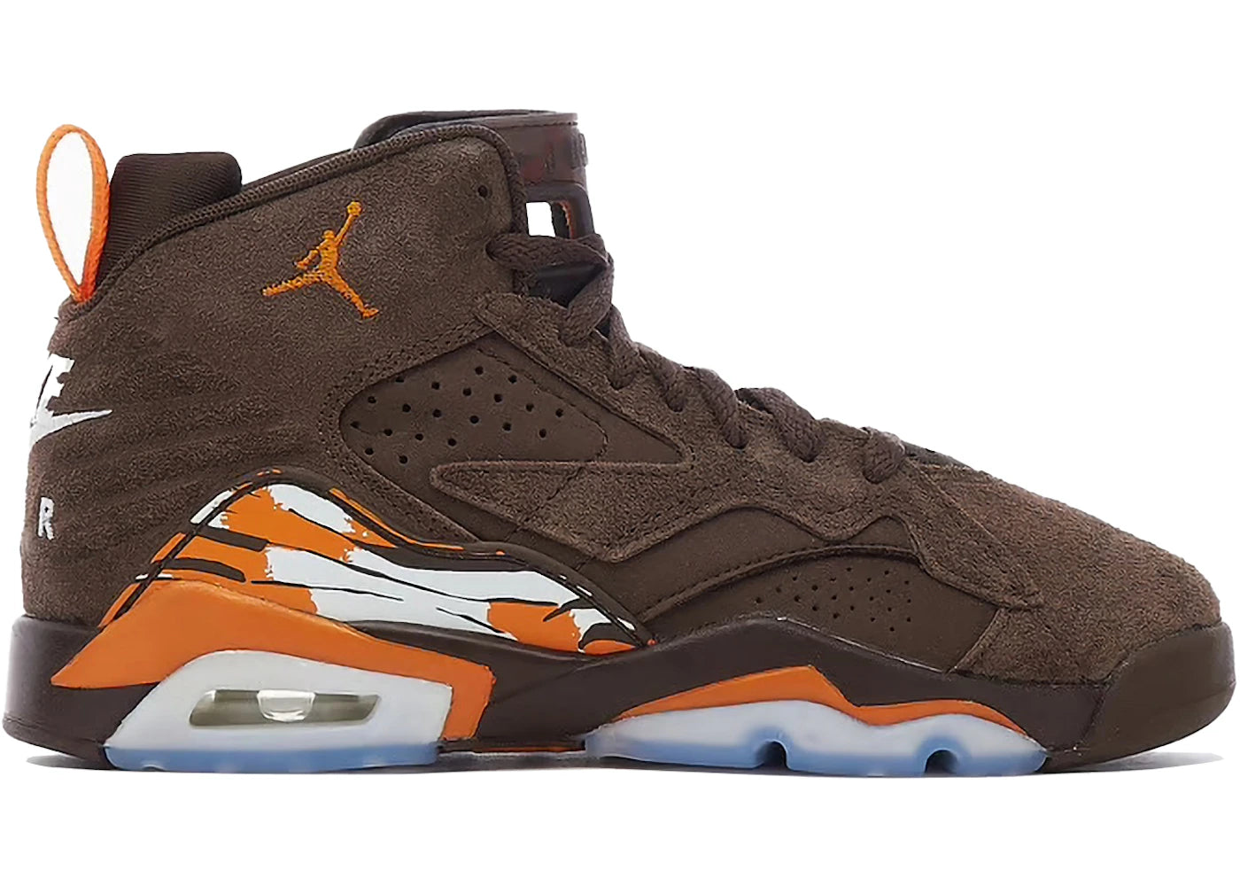 Jordan MVP Track Brown White Magma Orange (GS)