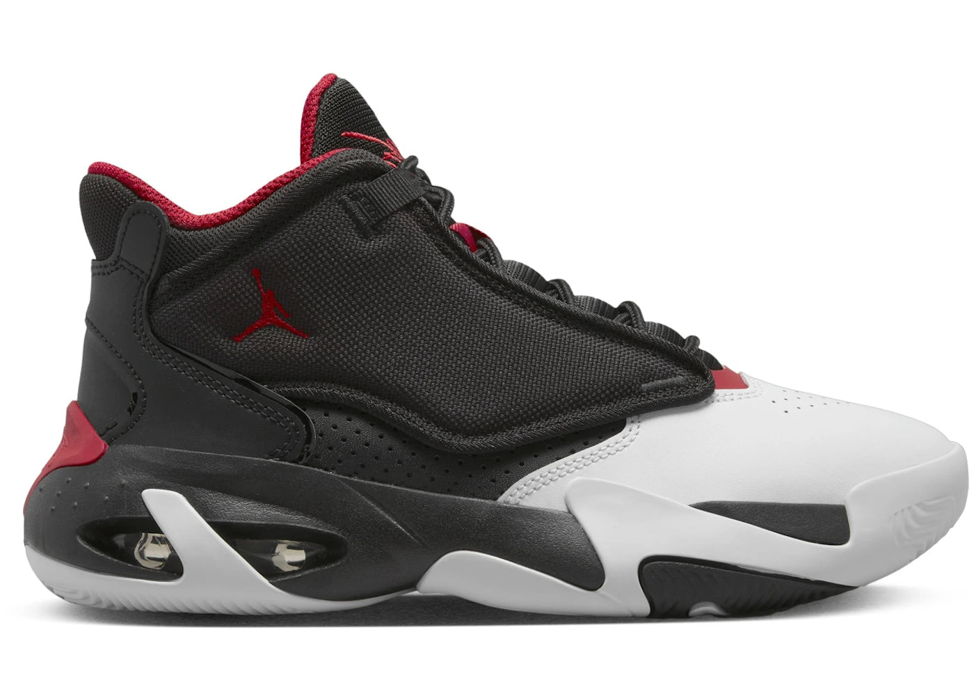 Jordan Max Aura 4 Black White Gym Red (GS)