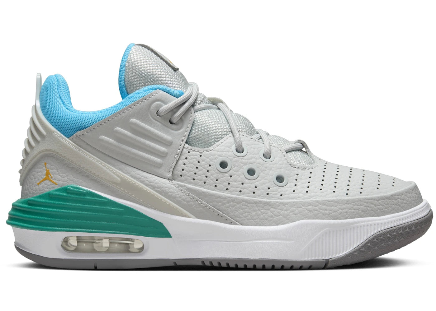 Jordan Max Aura 5 Photon Dust Cement Grey New Emerald Taxi (GS)