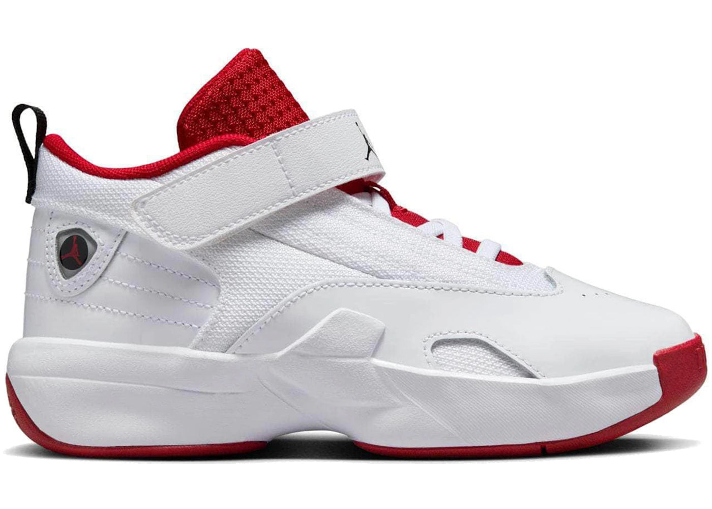 Jordan Max Aura 6 White Black Gym Red (PS)