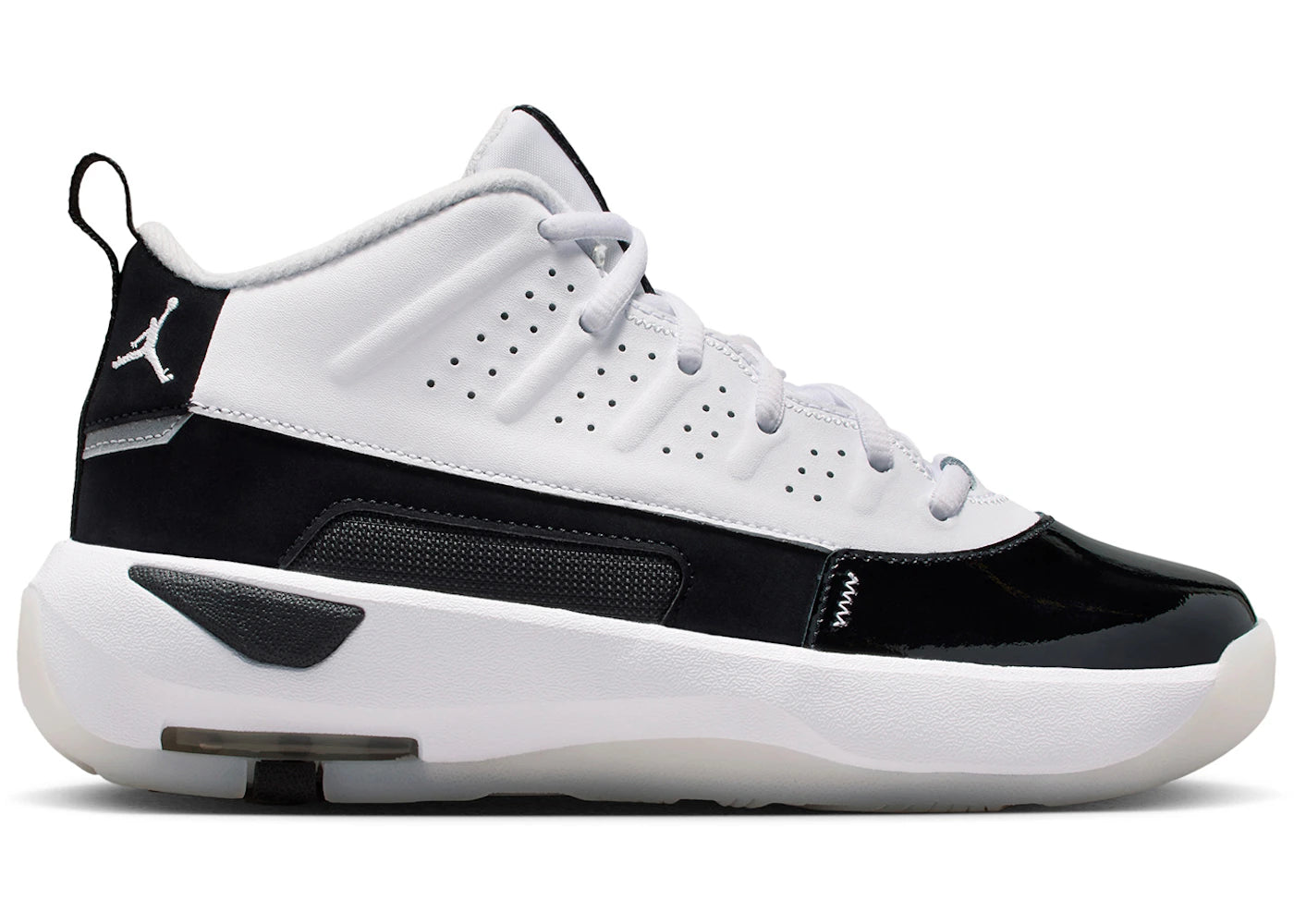 Jordan Max Aura 7 White Summit White Black (GS)