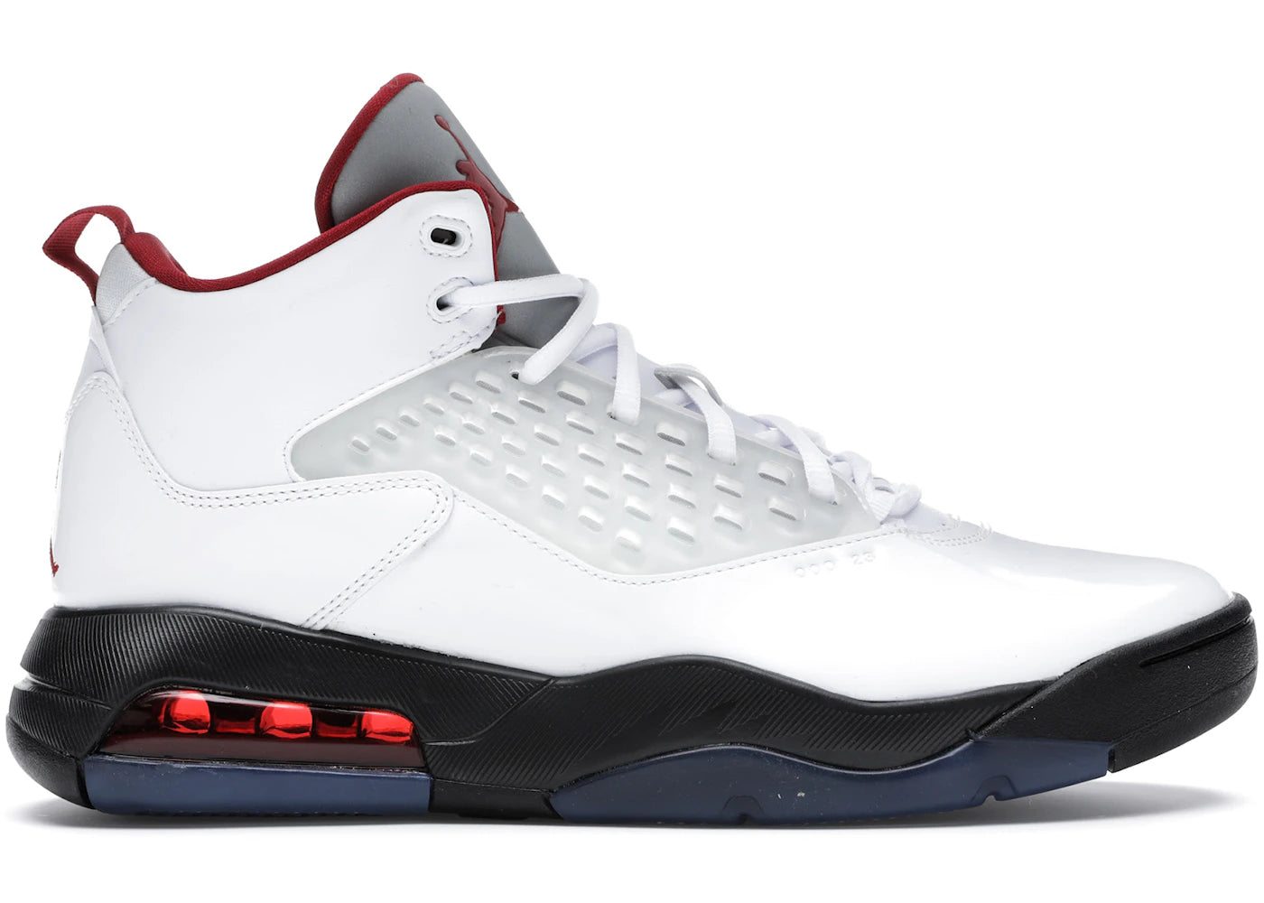 Jordan Maxin 200 White Black Gym Red