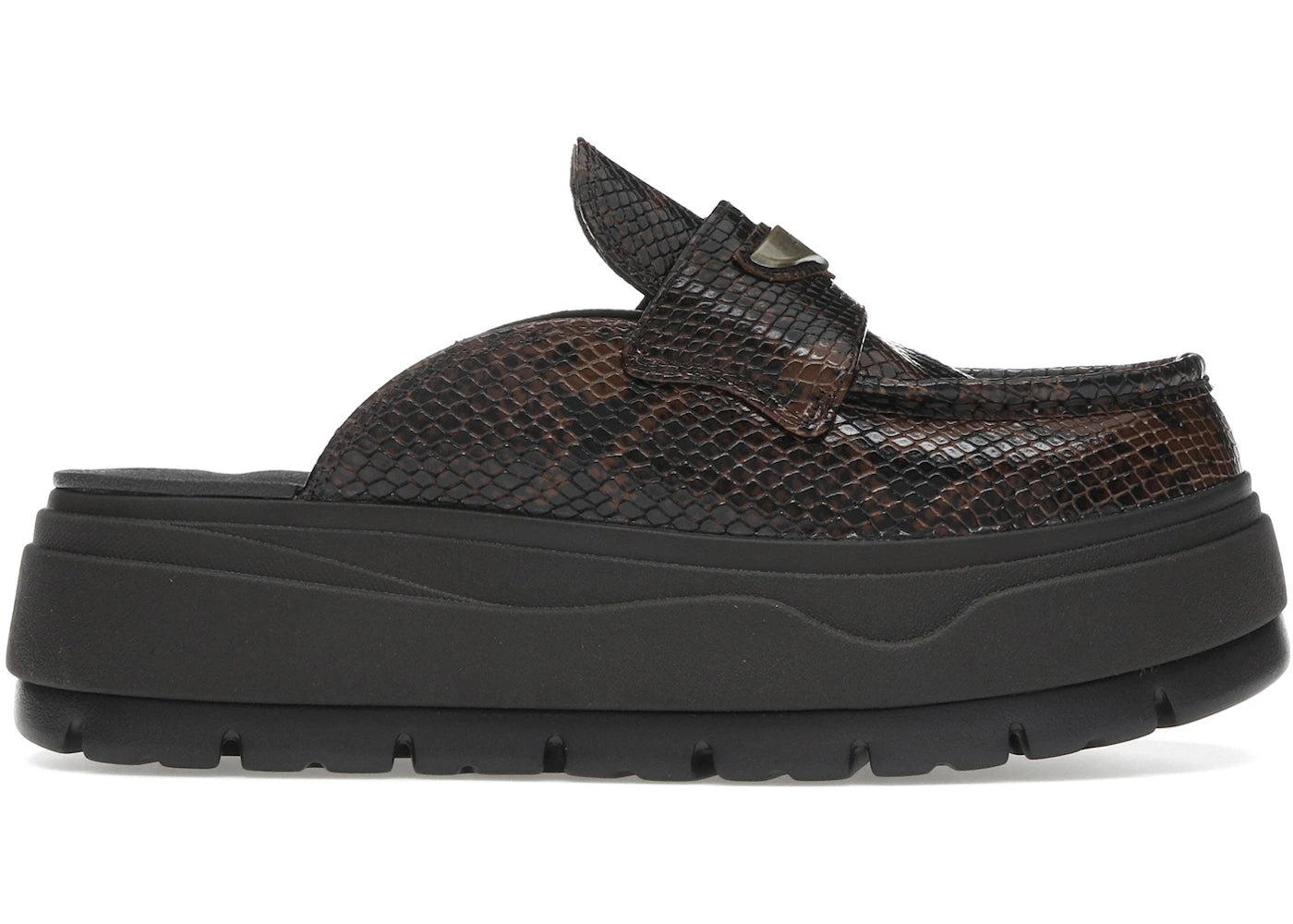 Jordan Mule Croc Velvet Brown (Women's)