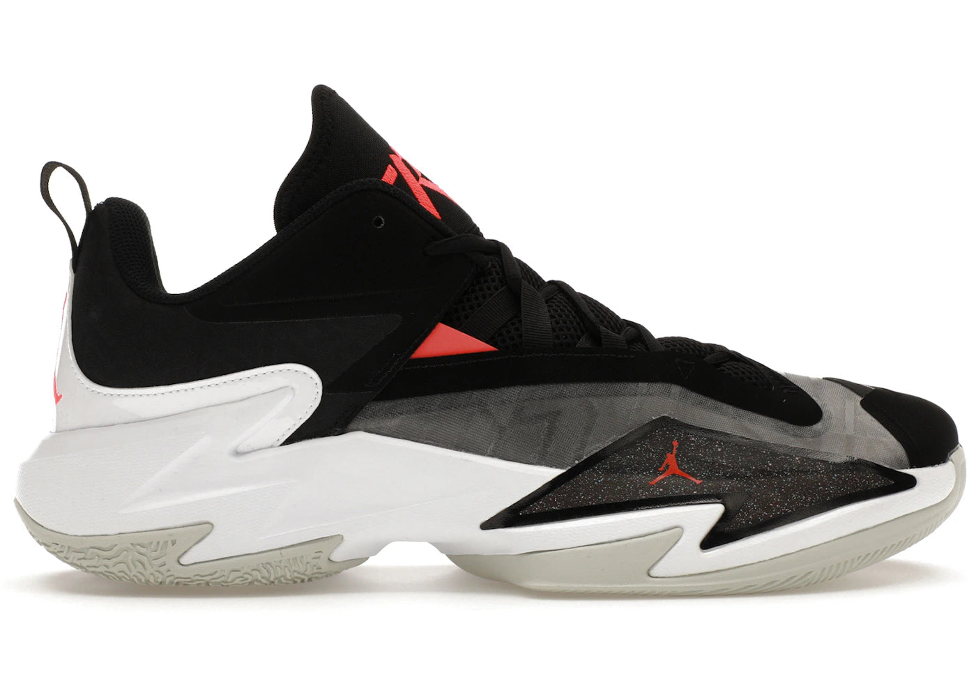 Jordan One Take 3 Black White Bright Crimson