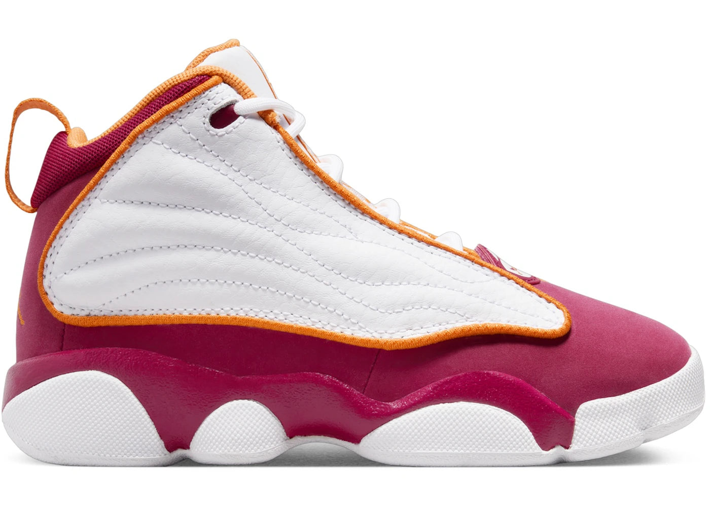 Jordan Pro Strong White Cardinal Red Vivid Orange (PS)