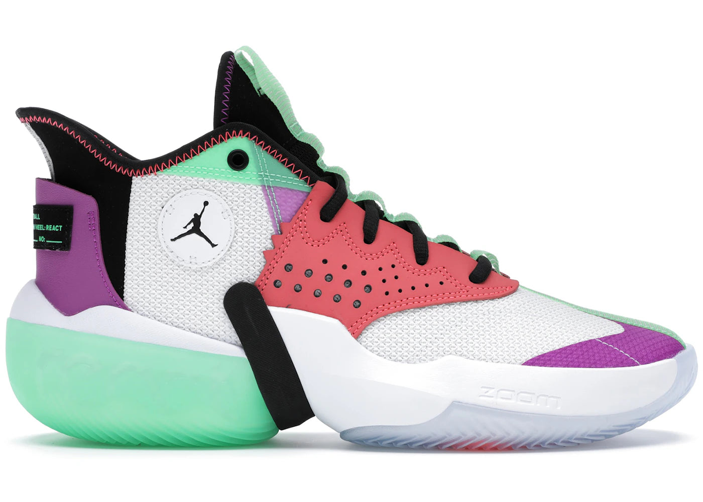 Jordan React Elevation White Multi-Color