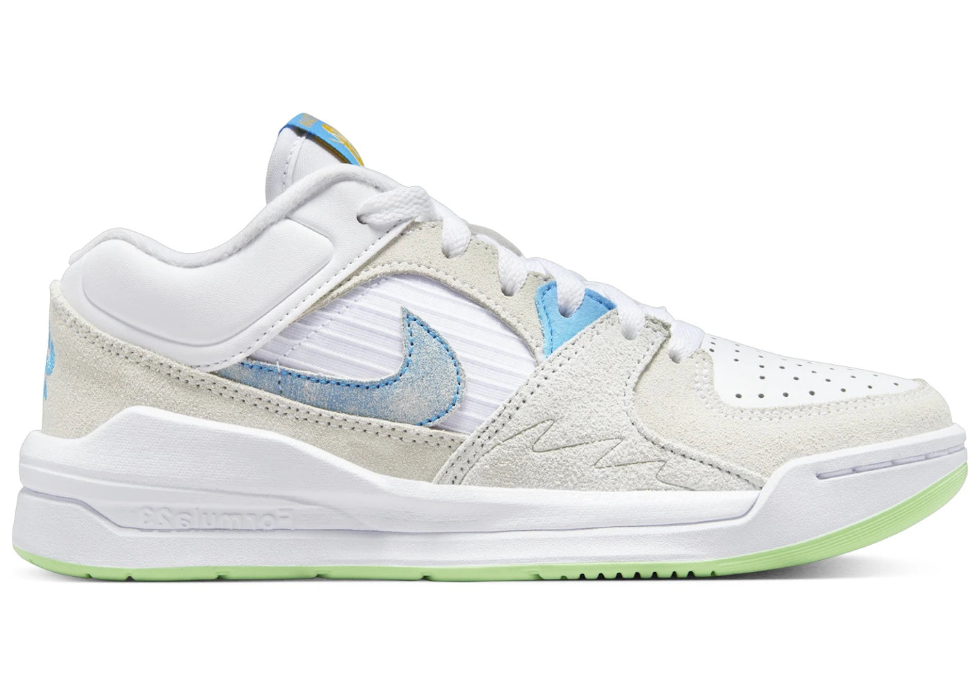Jordan Stadium 90 White Vapor Green Taxi Dark Powder Blue (GS)