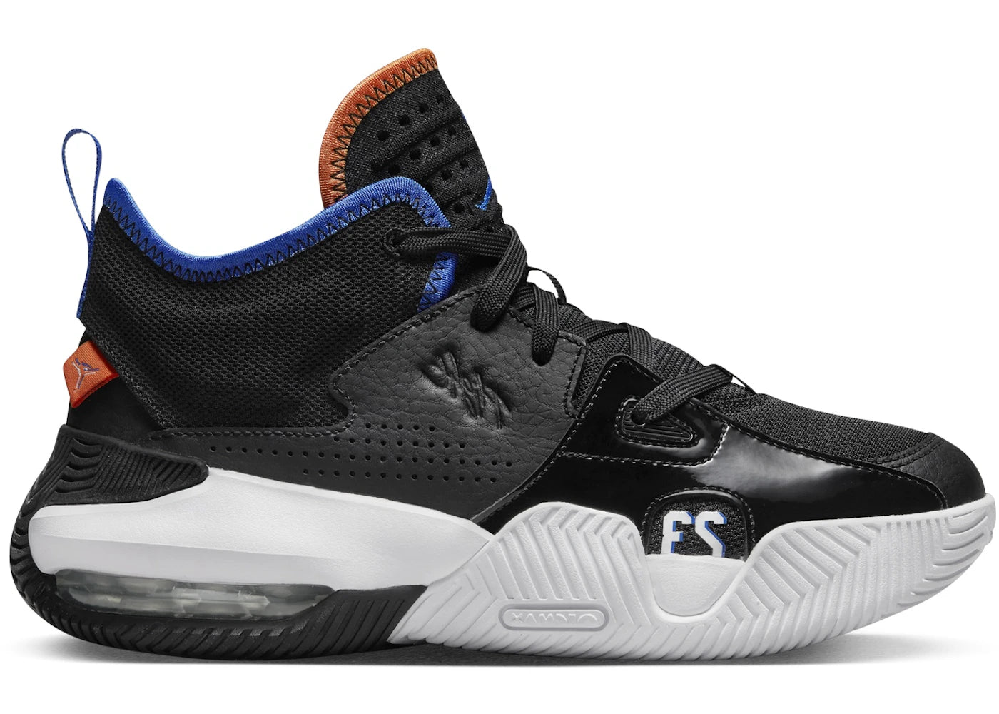 Jordan Stay Loyal 2 Black Safety Orange White Hyper Royal (GS)